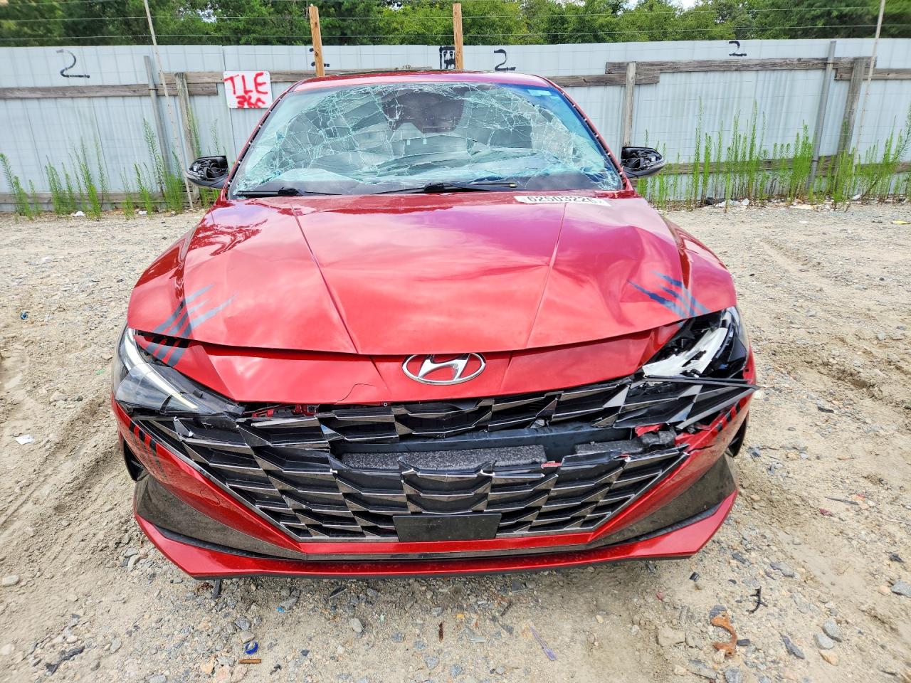 2021 Hyundai Elantra Limited Red vin: KMHLP4AG7MU074747