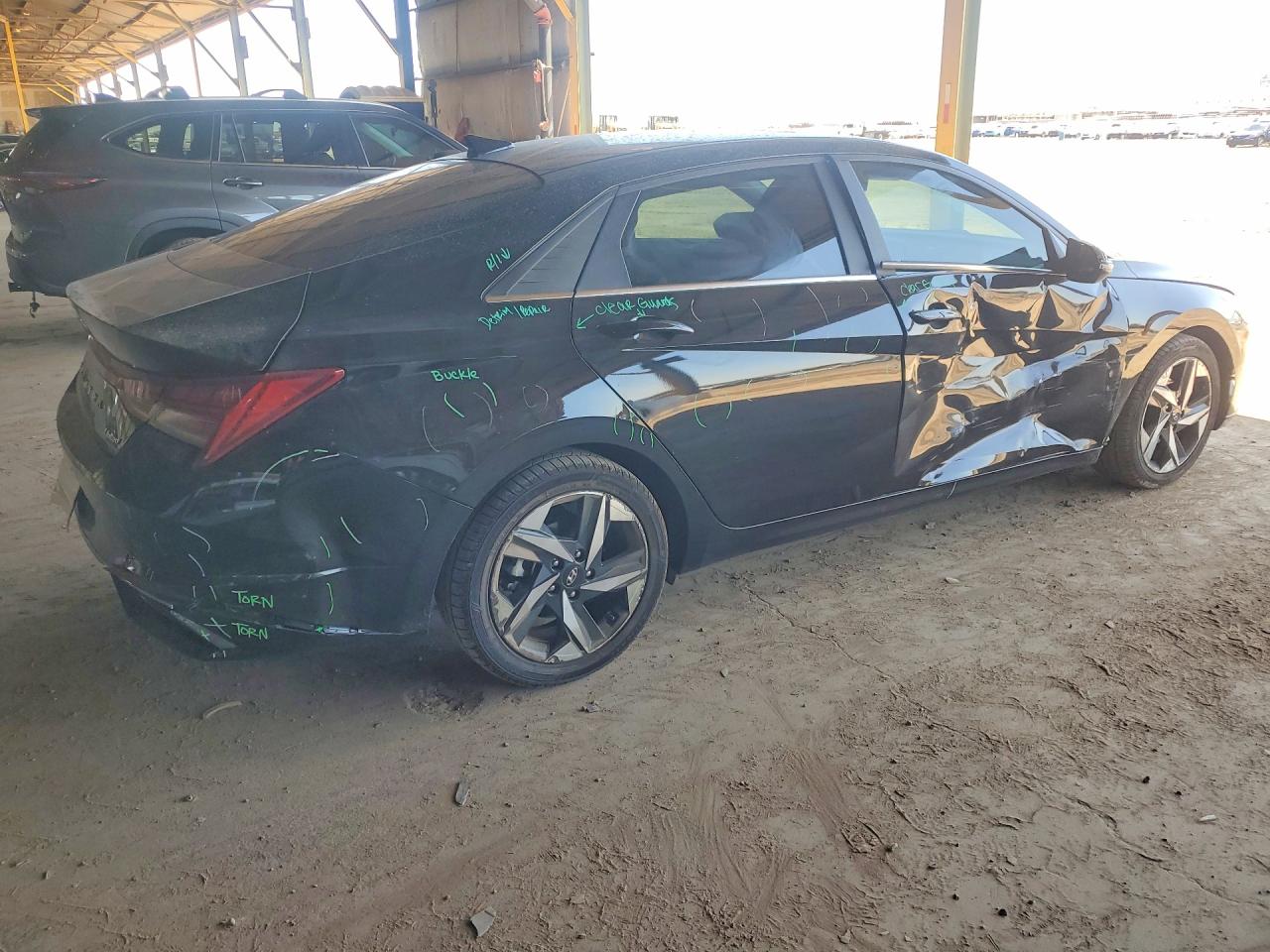 2023 Hyundai Elantra Limited Black vin: KMHLP4AG7PU476093