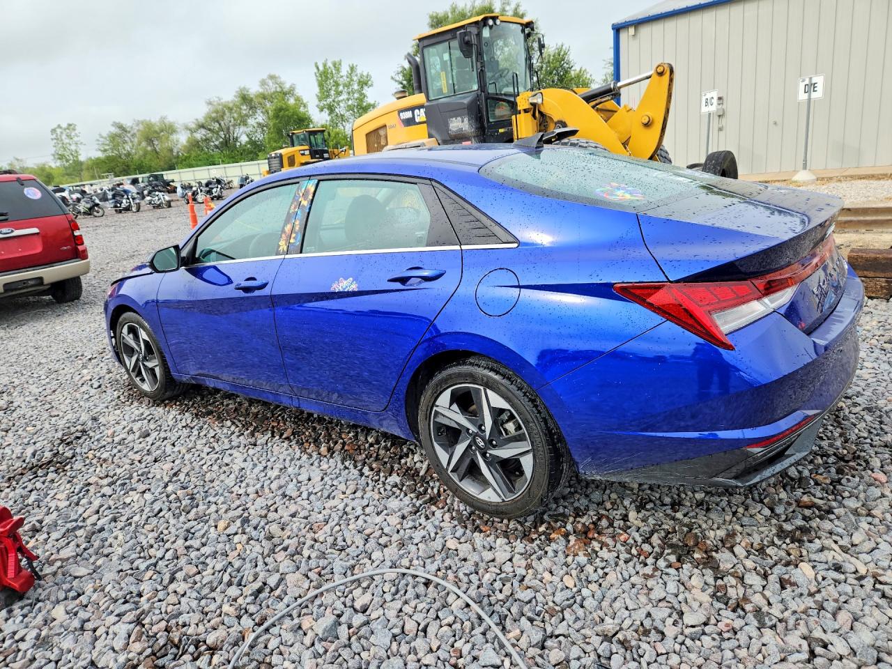 2023 Hyundai Elantra Limited Синий vin: KMHLP4AG8PU381364