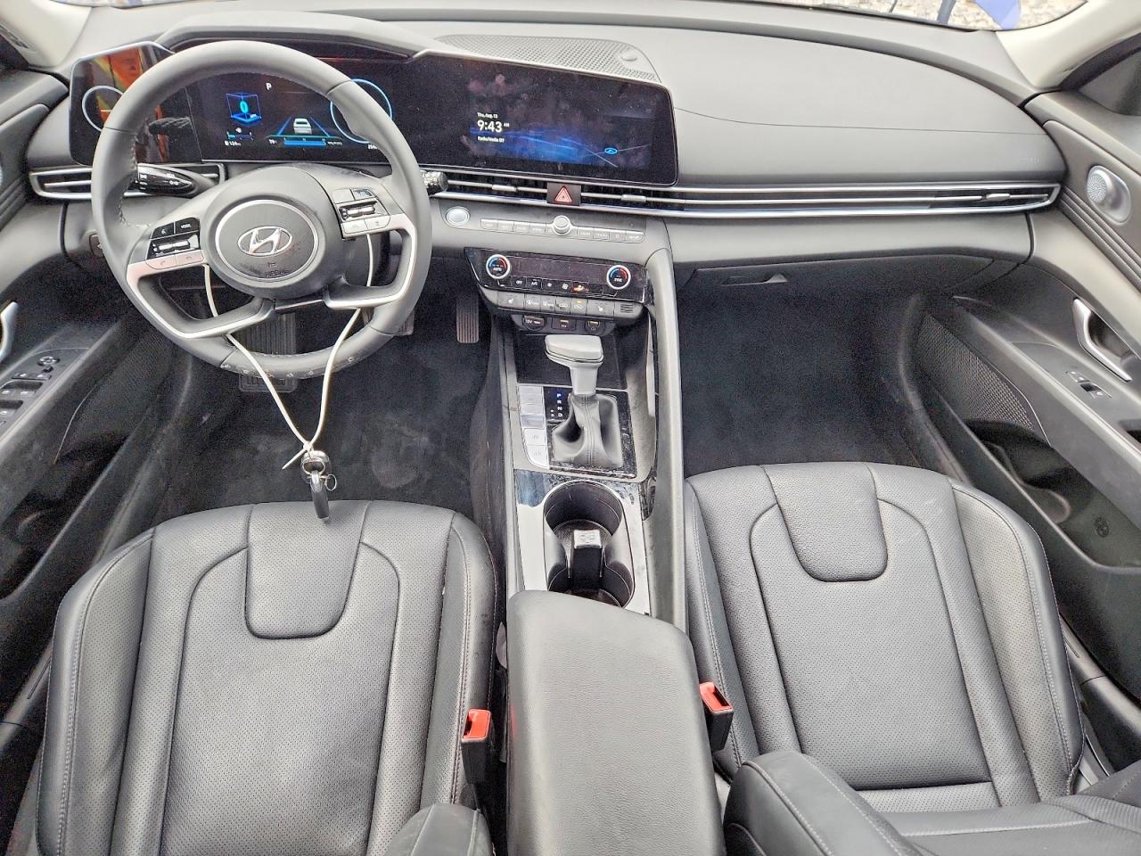 2023 Hyundai Elantra Limited Синий vin: KMHLP4AG8PU381364