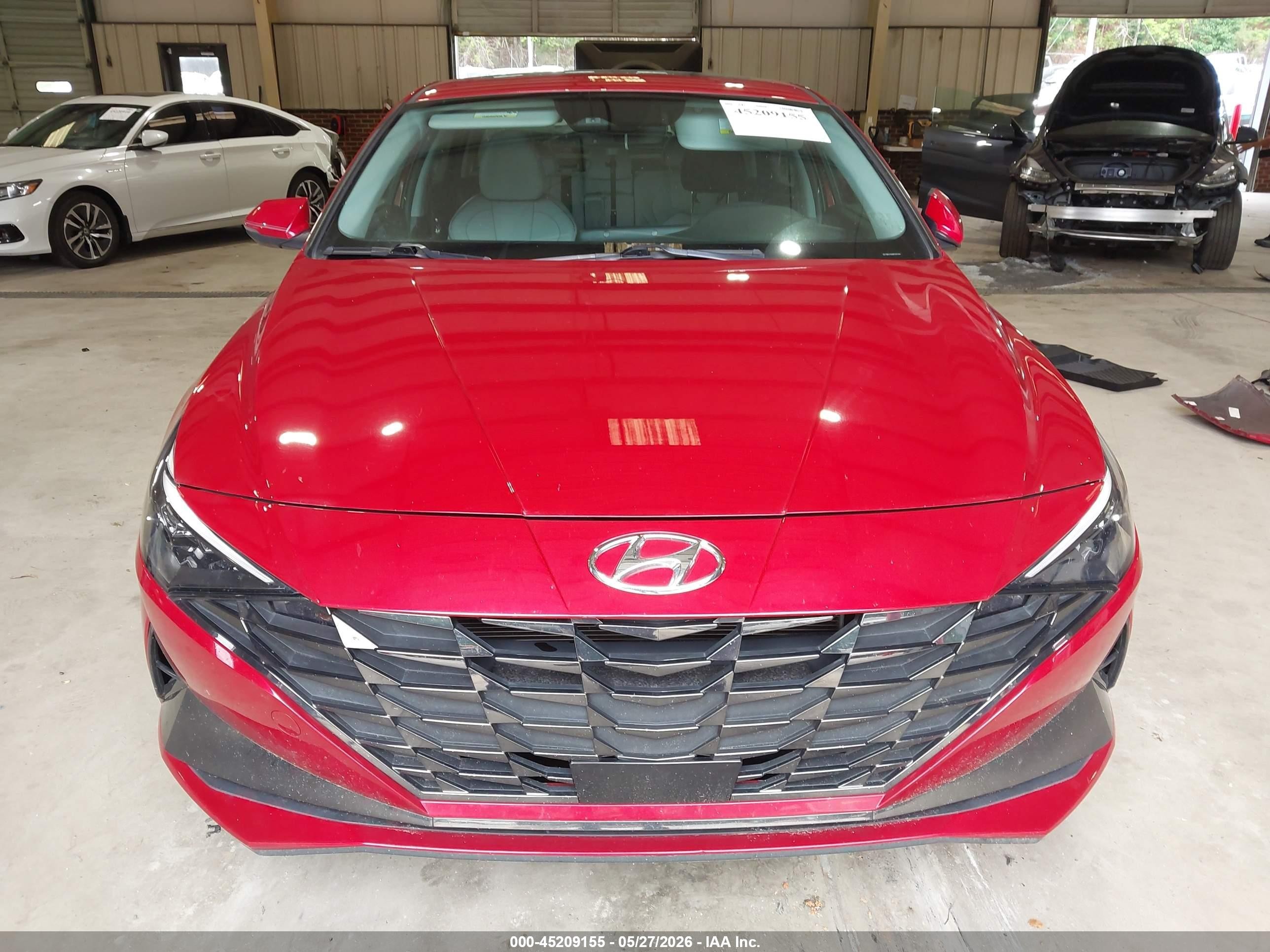 2023 Hyundai Elantra Limited Красный vin: KMHLP4AG8PU381669