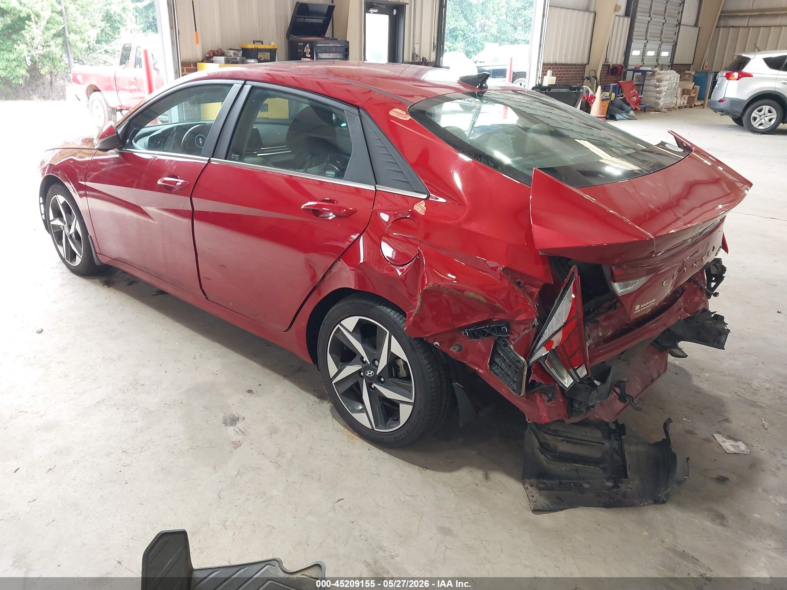 2023 Hyundai Elantra Limited Красный vin: KMHLP4AG8PU381669