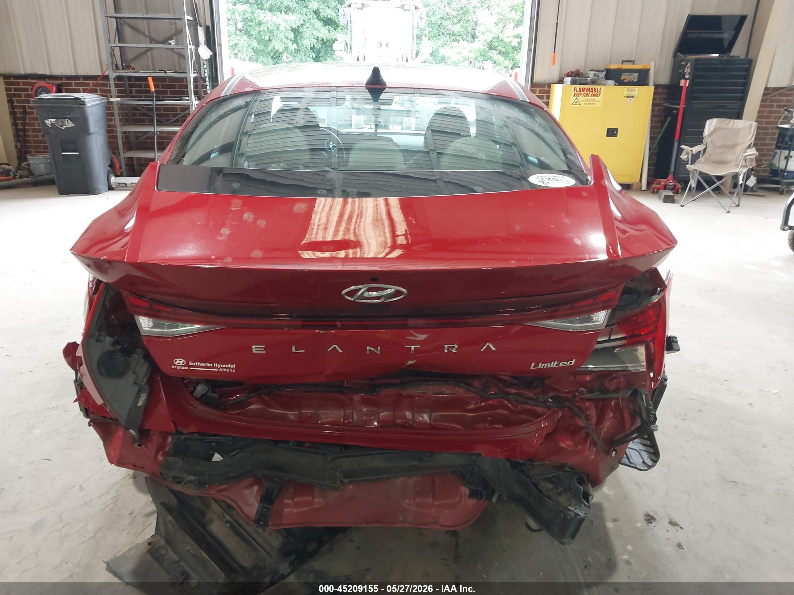 2023 Hyundai Elantra Limited Красный vin: KMHLP4AG8PU381669