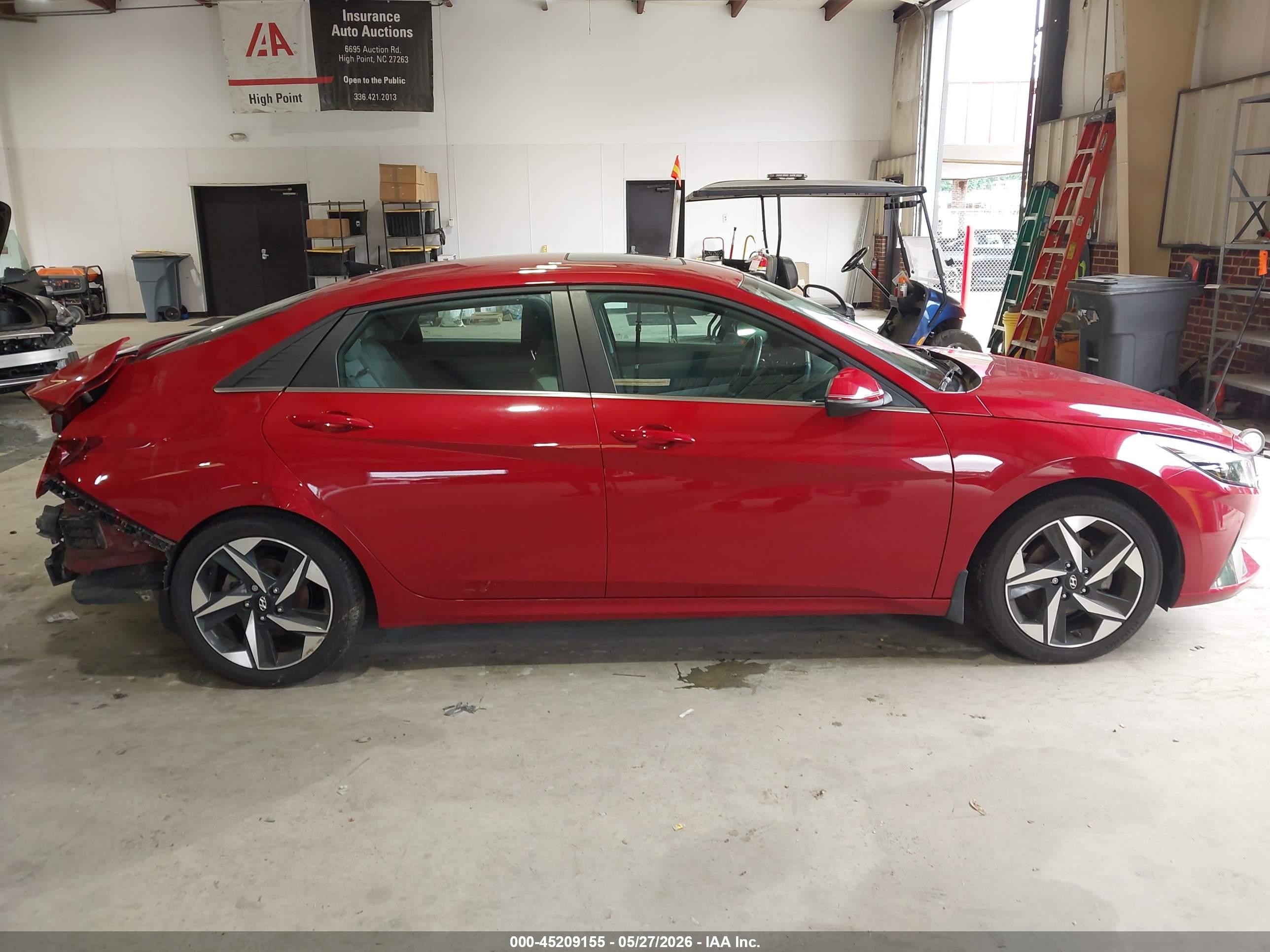 2023 Hyundai Elantra Limited Красный vin: KMHLP4AG8PU381669