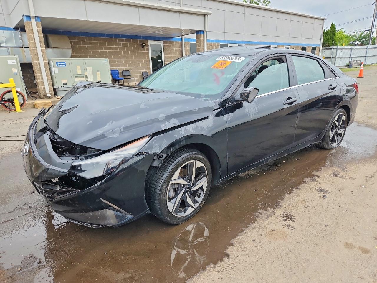 2023 Hyundai Elantra Limited Black vin: KMHLP4AG9PU430510
