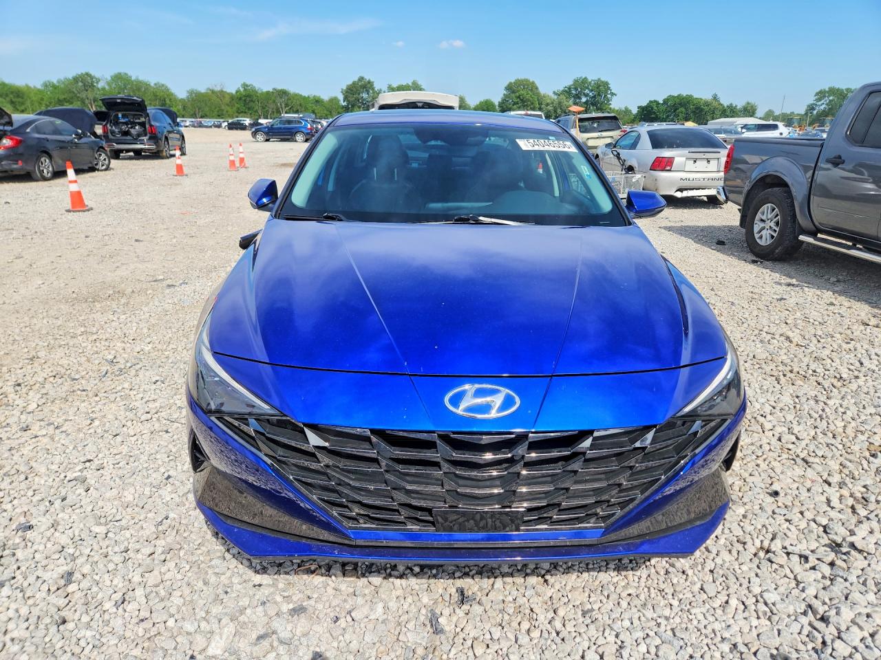 2023 Hyundai Elantra Limited Синий vin: KMHLP4AGXPU460664