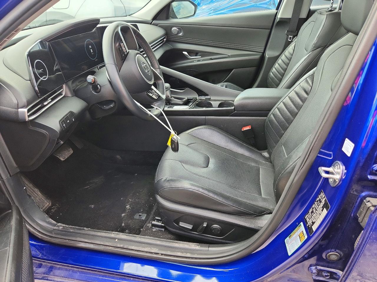 2023 Hyundai Elantra Limited Синий vin: KMHLP4AGXPU460664