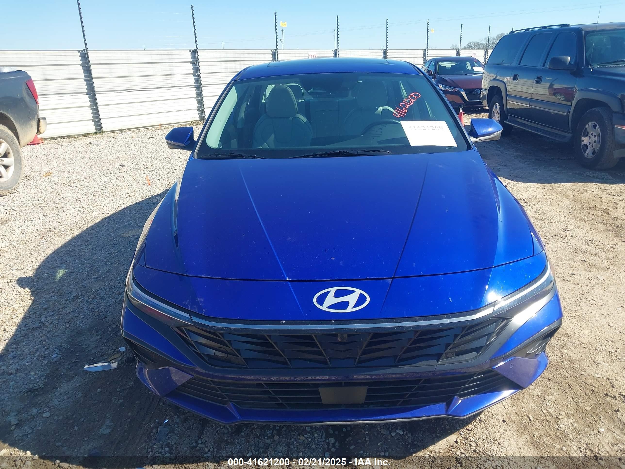2024 Hyundai Elantra Limited Синий vin: KMHLP4DG5RU773359
