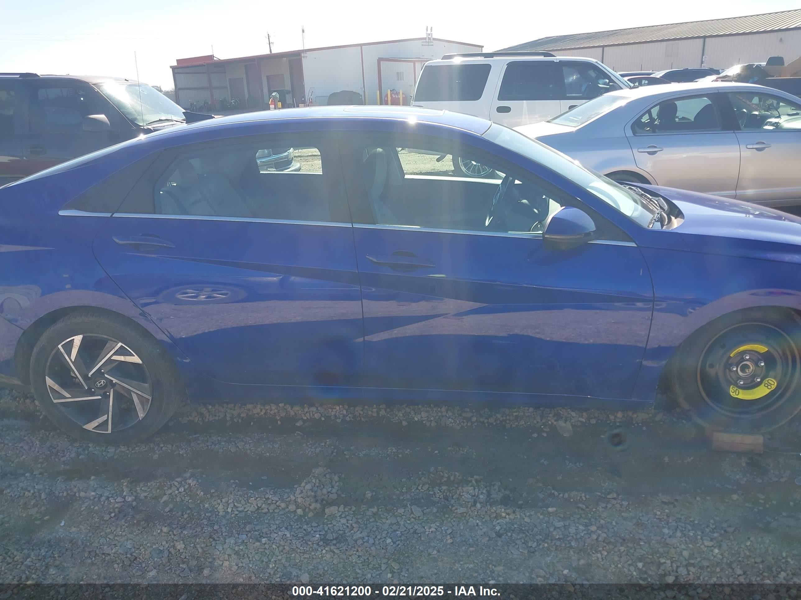 2024 Hyundai Elantra Limited Синий vin: KMHLP4DG5RU773359
