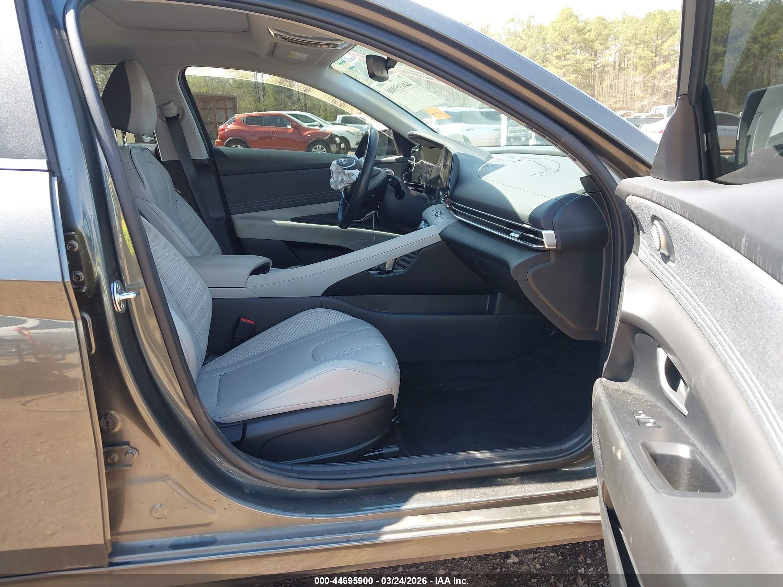 2024 Hyundai Elantra Limited Серый vin: KMHLP4DG6RU657619