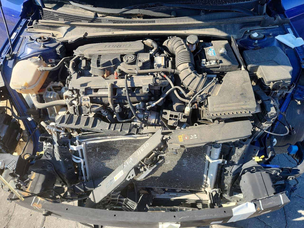 2023 Hyundai Elantra N Line Синий vin: KMHLR4AF3PU476044