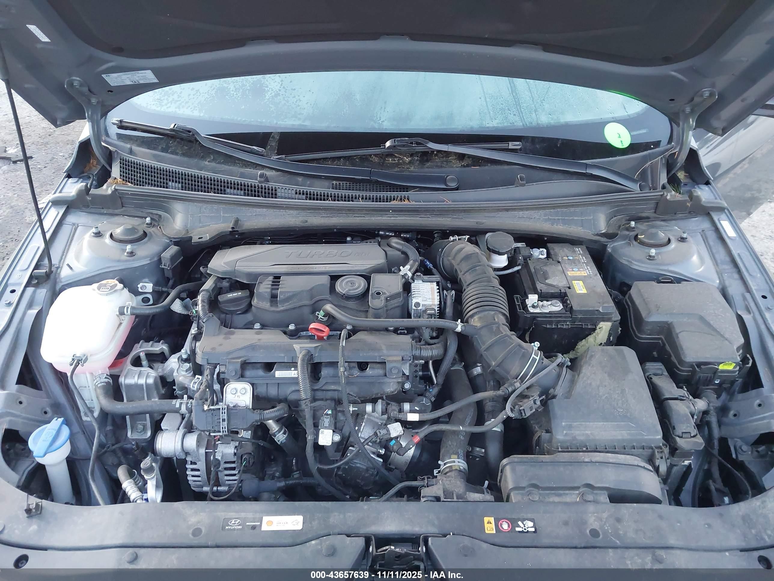 2024 Hyundai Elantra N Line Gray vin: KMHLR4DF5RU768437