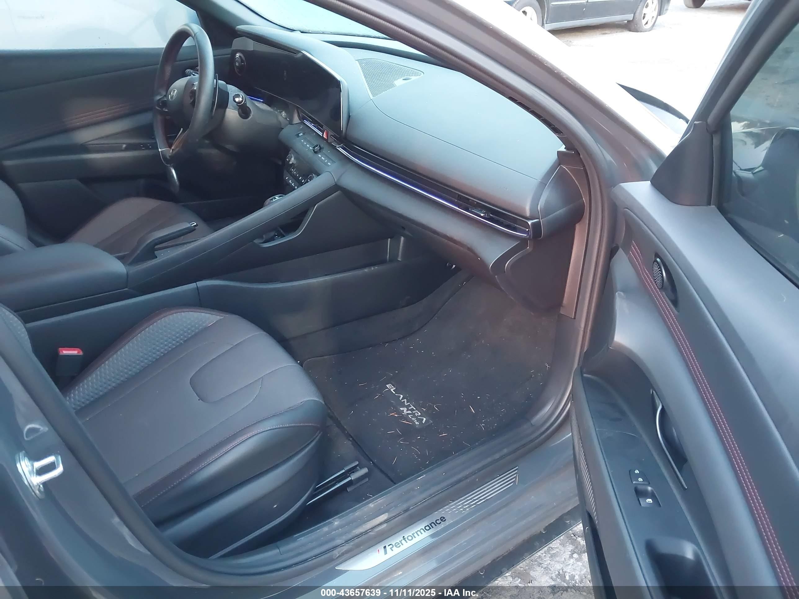 2024 Hyundai Elantra N Line Gray vin: KMHLR4DF5RU768437