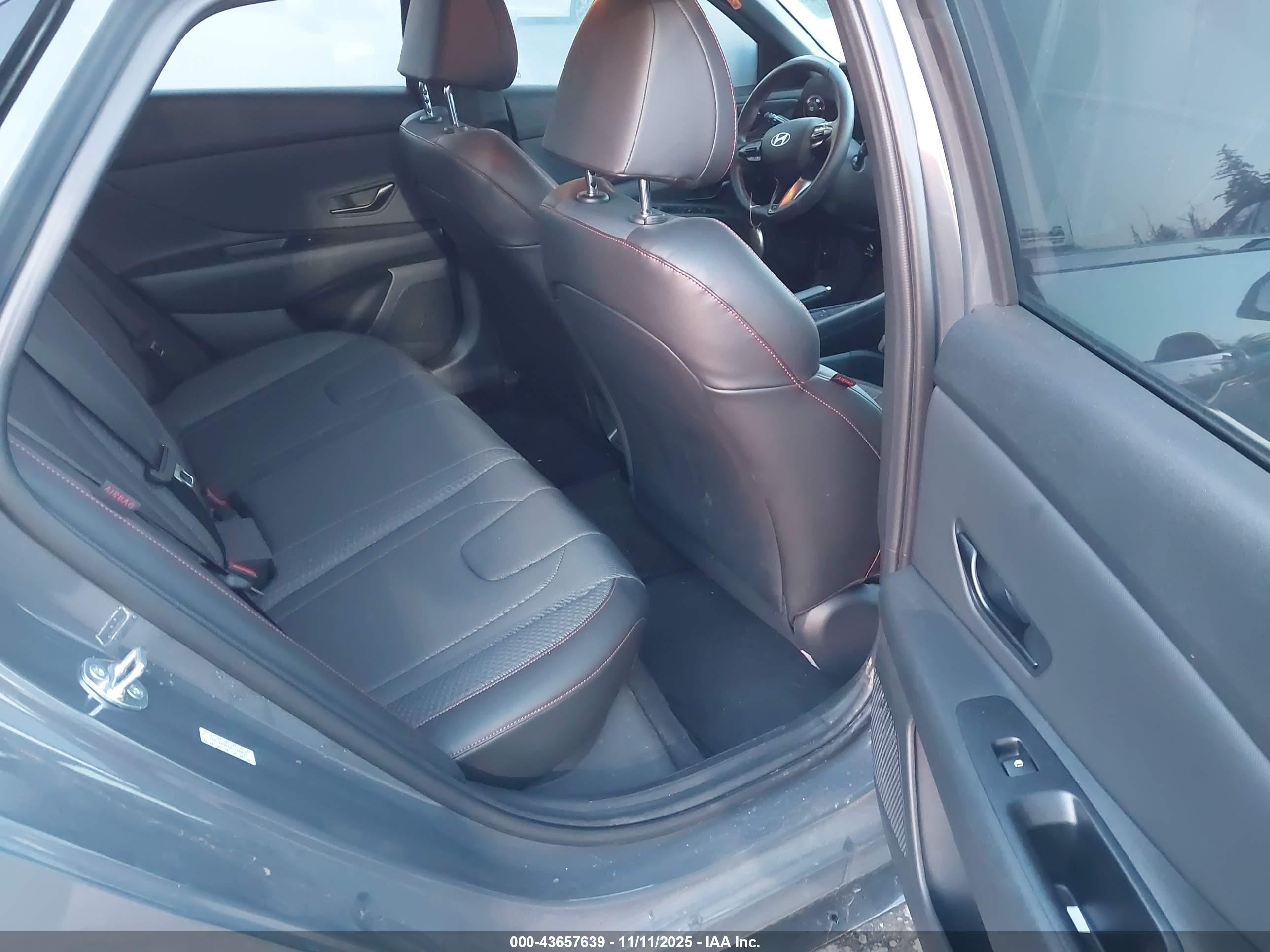 2024 Hyundai Elantra N Line Gray vin: KMHLR4DF5RU768437