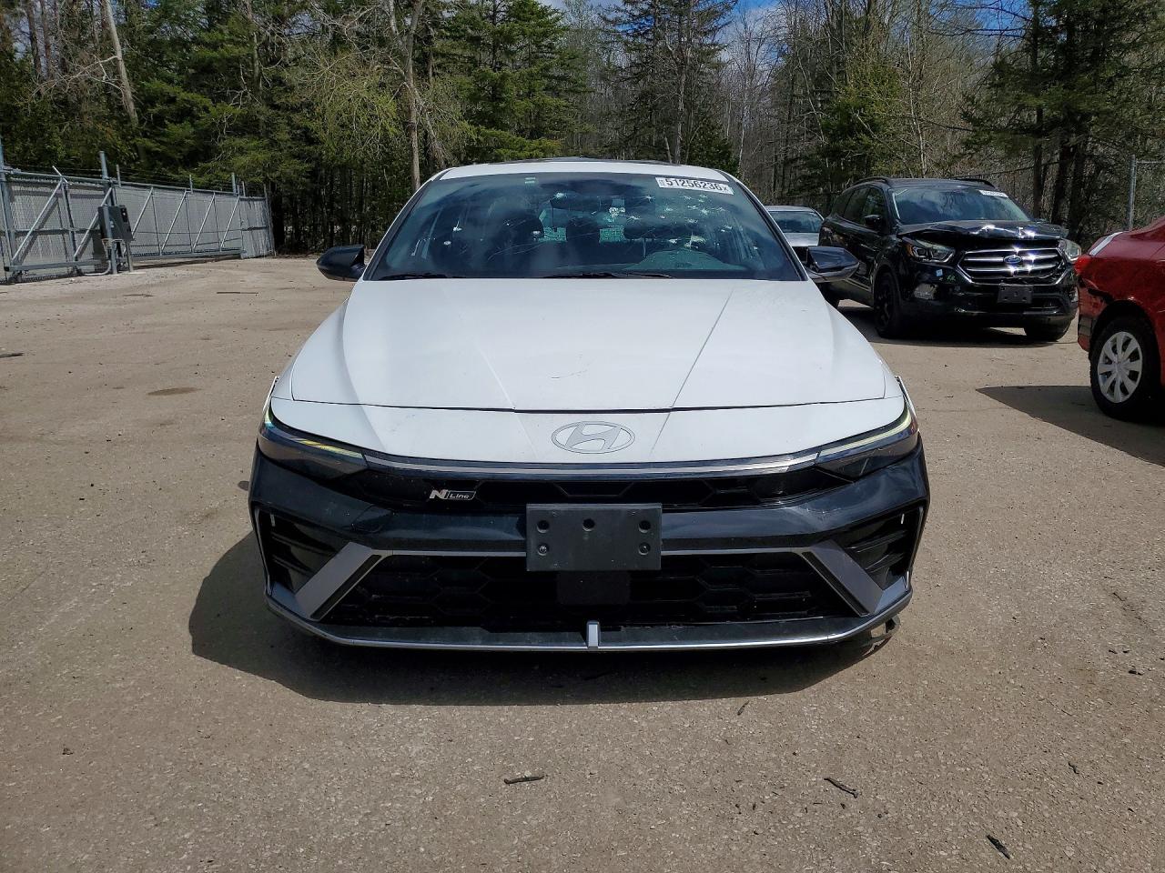 2024 Hyundai Elantra N-line Ultim White vin: KMHLR4DF7RU710801