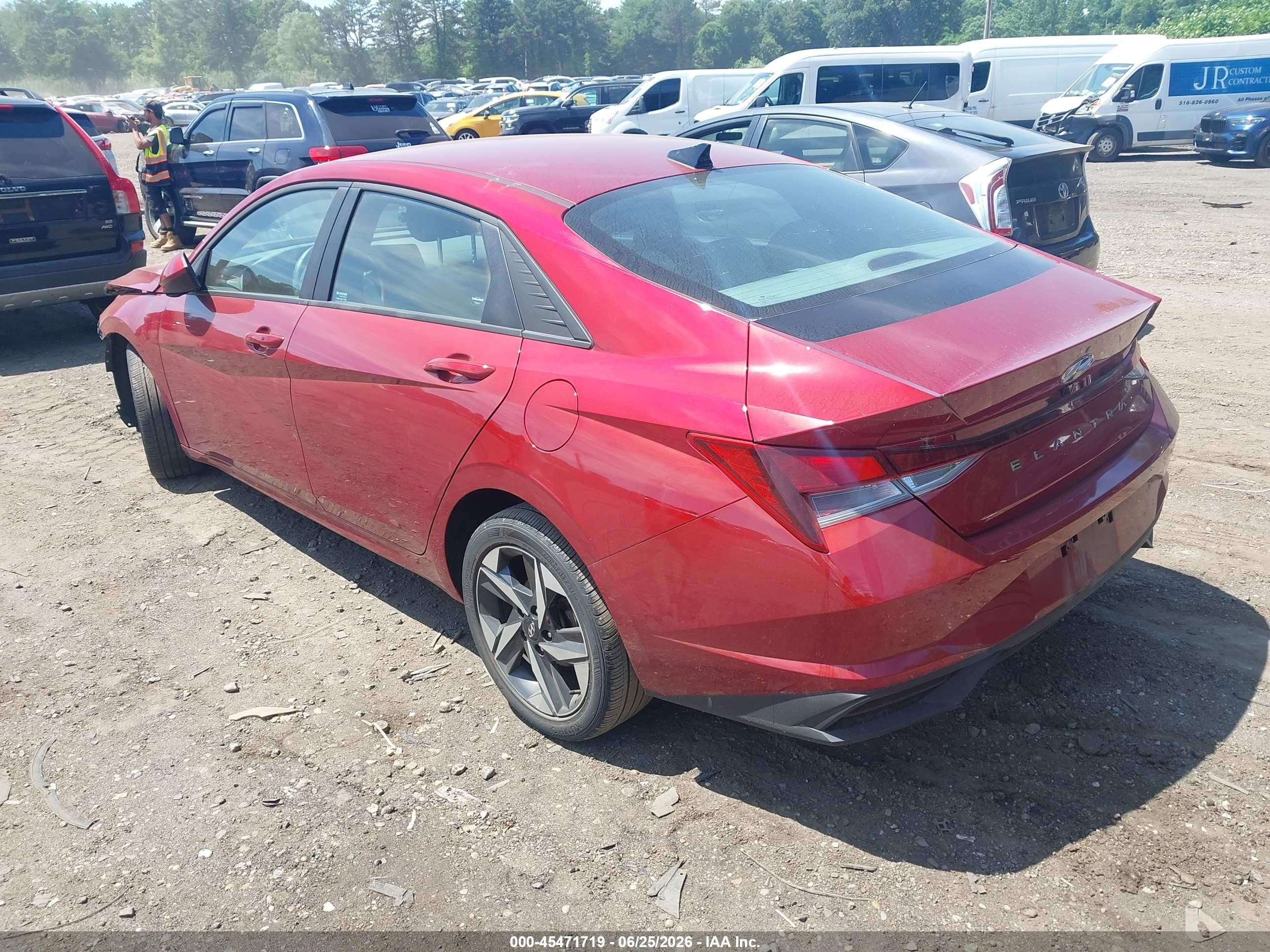 2023 Hyundai Elantra Sel Red vin: KMHLS4AG0PU612420