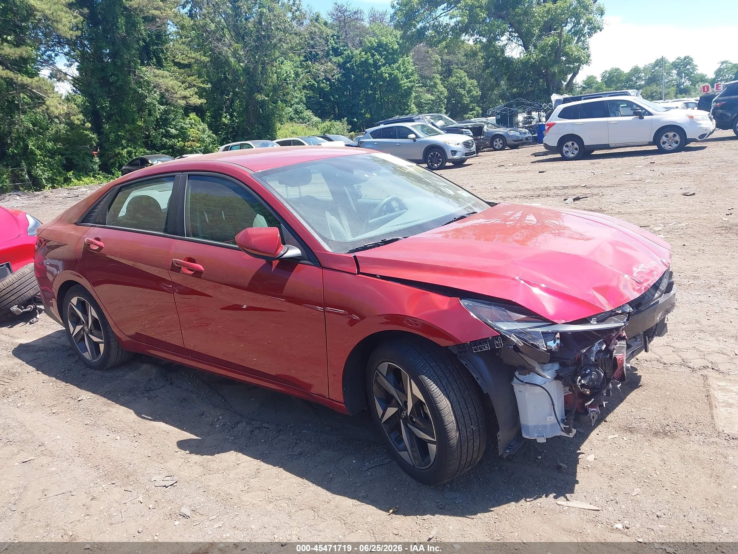 2023 Hyundai Elantra Sel Red vin: KMHLS4AG0PU612420