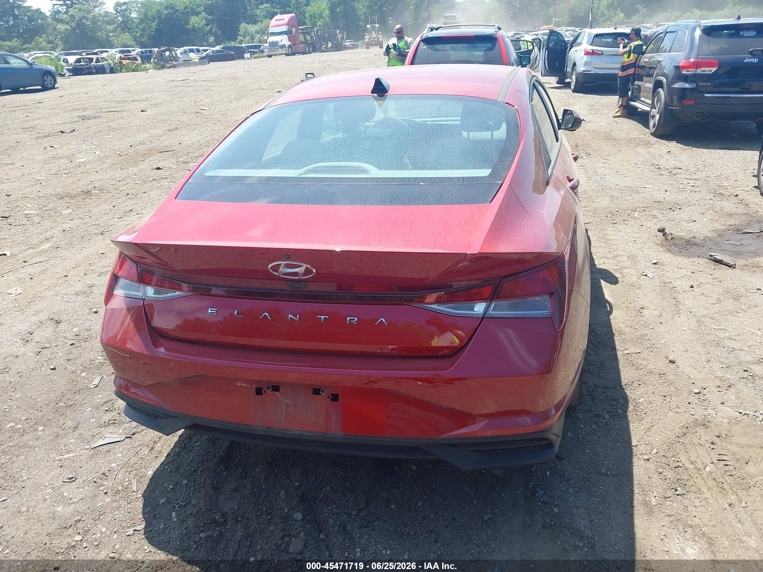 2023 Hyundai Elantra Sel Red vin: KMHLS4AG0PU612420