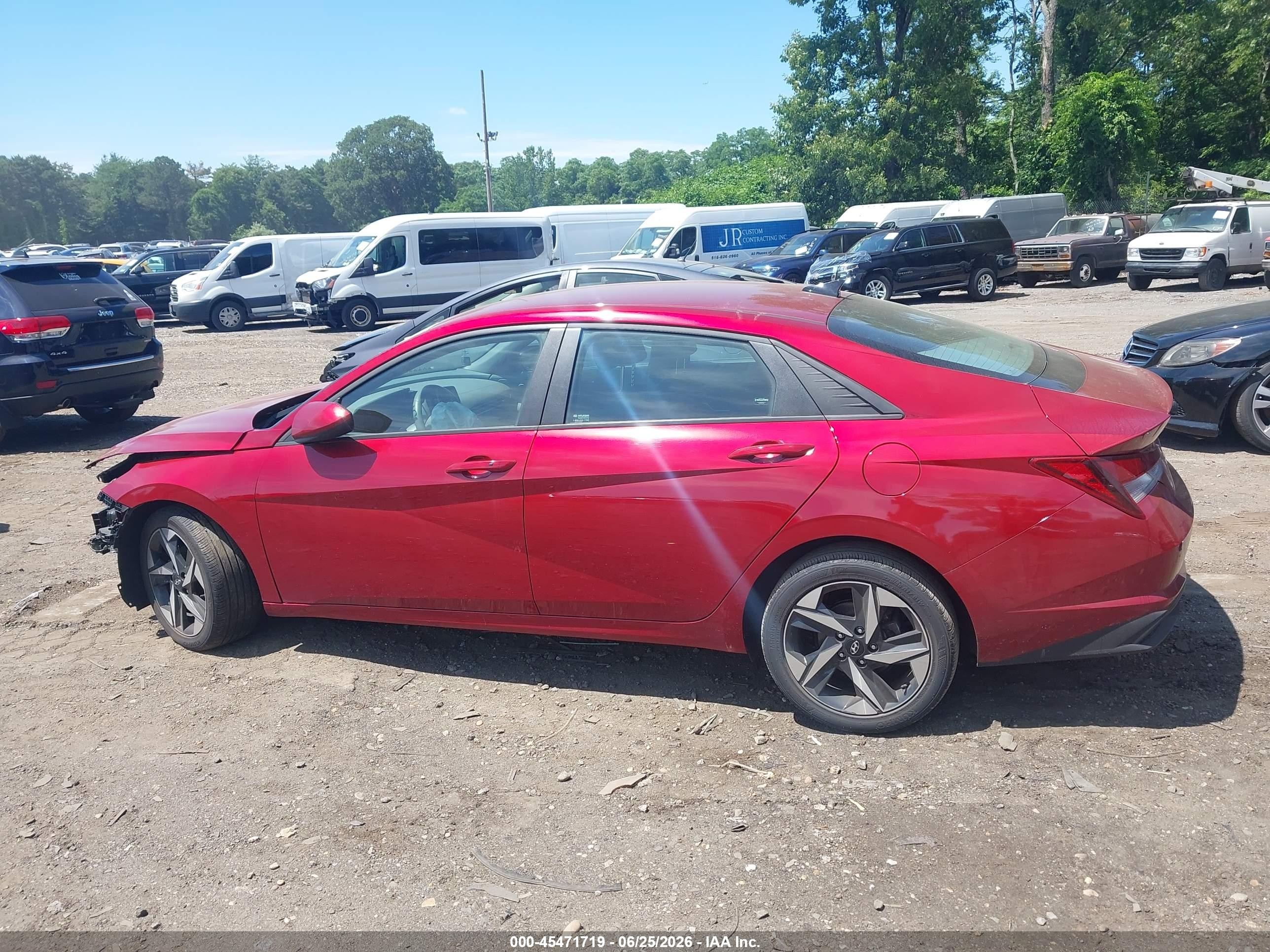 2023 Hyundai Elantra Sel Red vin: KMHLS4AG0PU612420