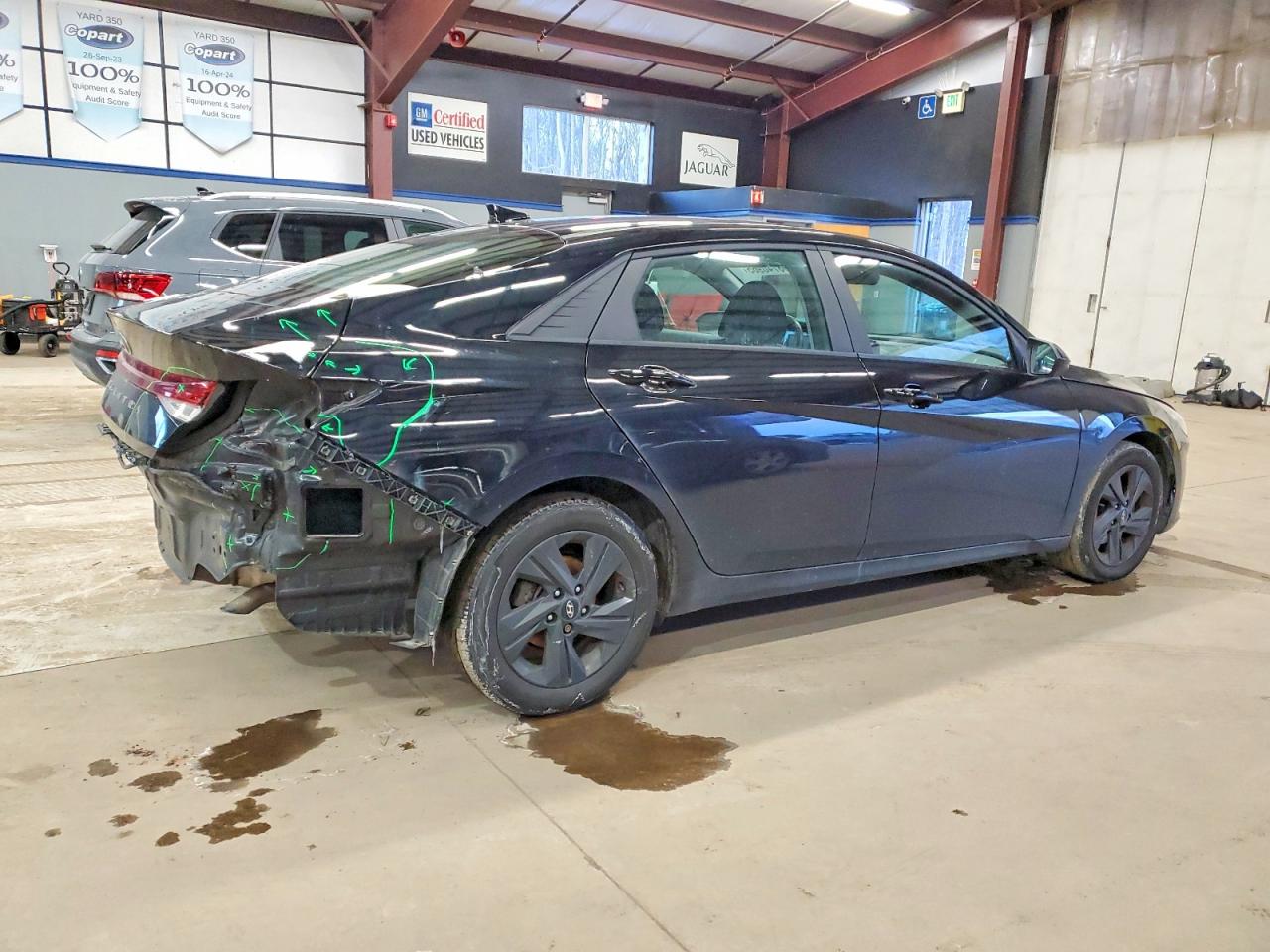 2022 Hyundai Elantra Sel Черный vin: KMHLS4AG1NU368953