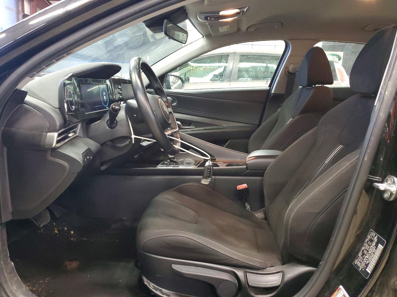 2022 Hyundai Elantra Sel Черный vin: KMHLS4AG1NU368953