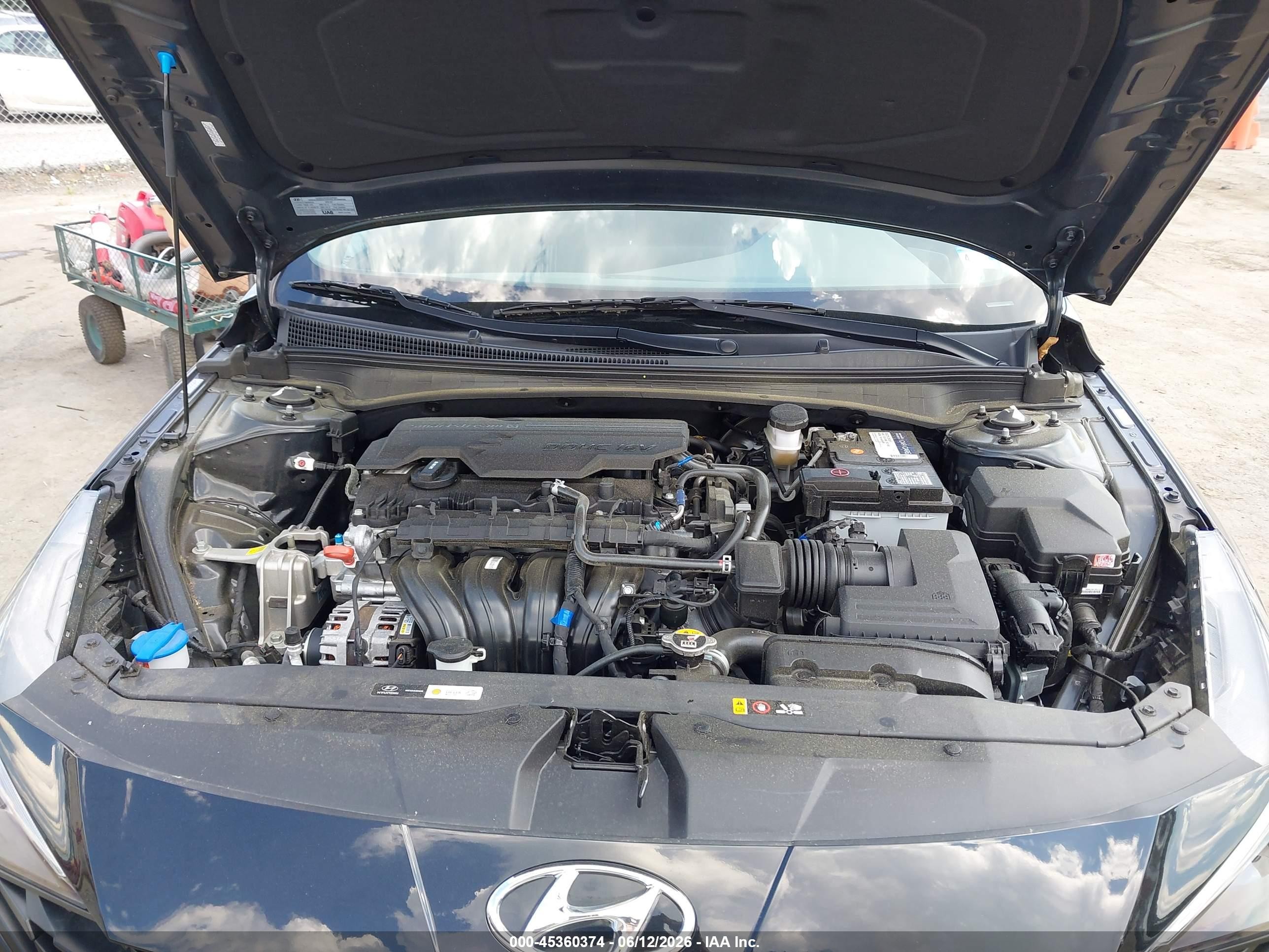 2023 Hyundai Elantra Sel Black vin: KMHLS4AG1PU388977