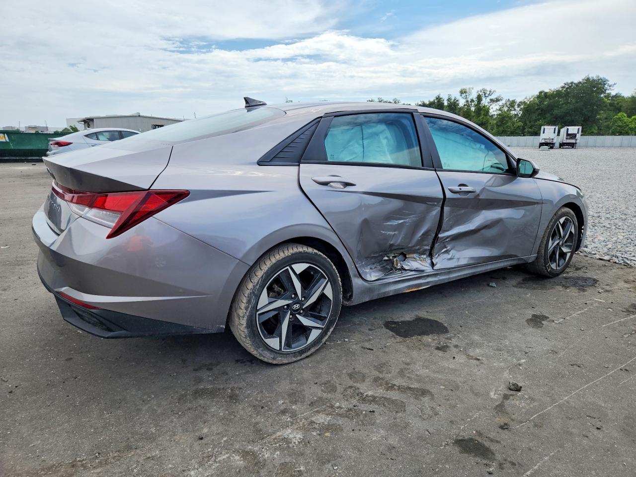 2023 Hyundai Elantra Sel Gray vin: KMHLS4AG1PU415532