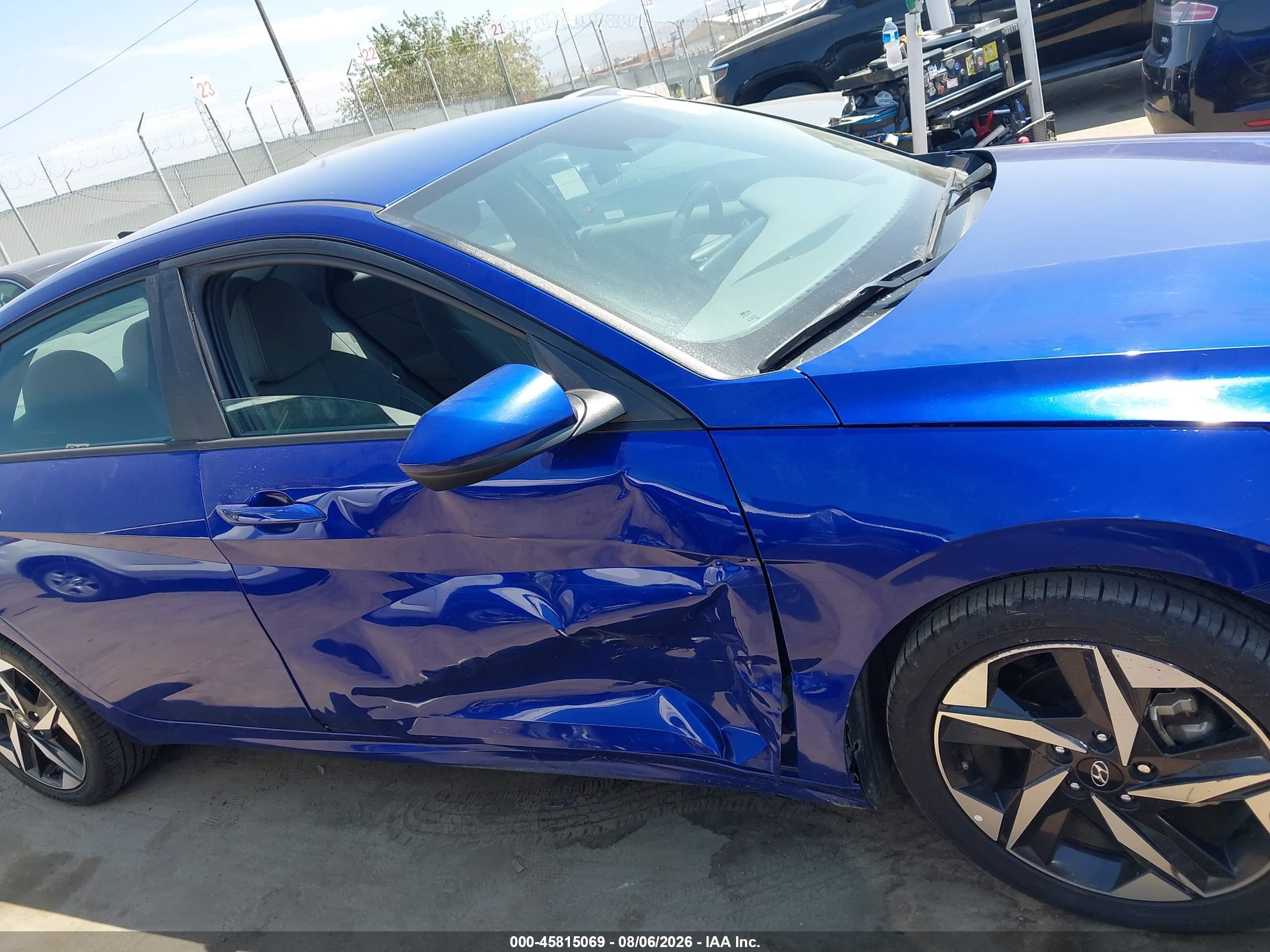 2023 Hyundai Elantra Sel Blue vin: KMHLS4AG2PU402661