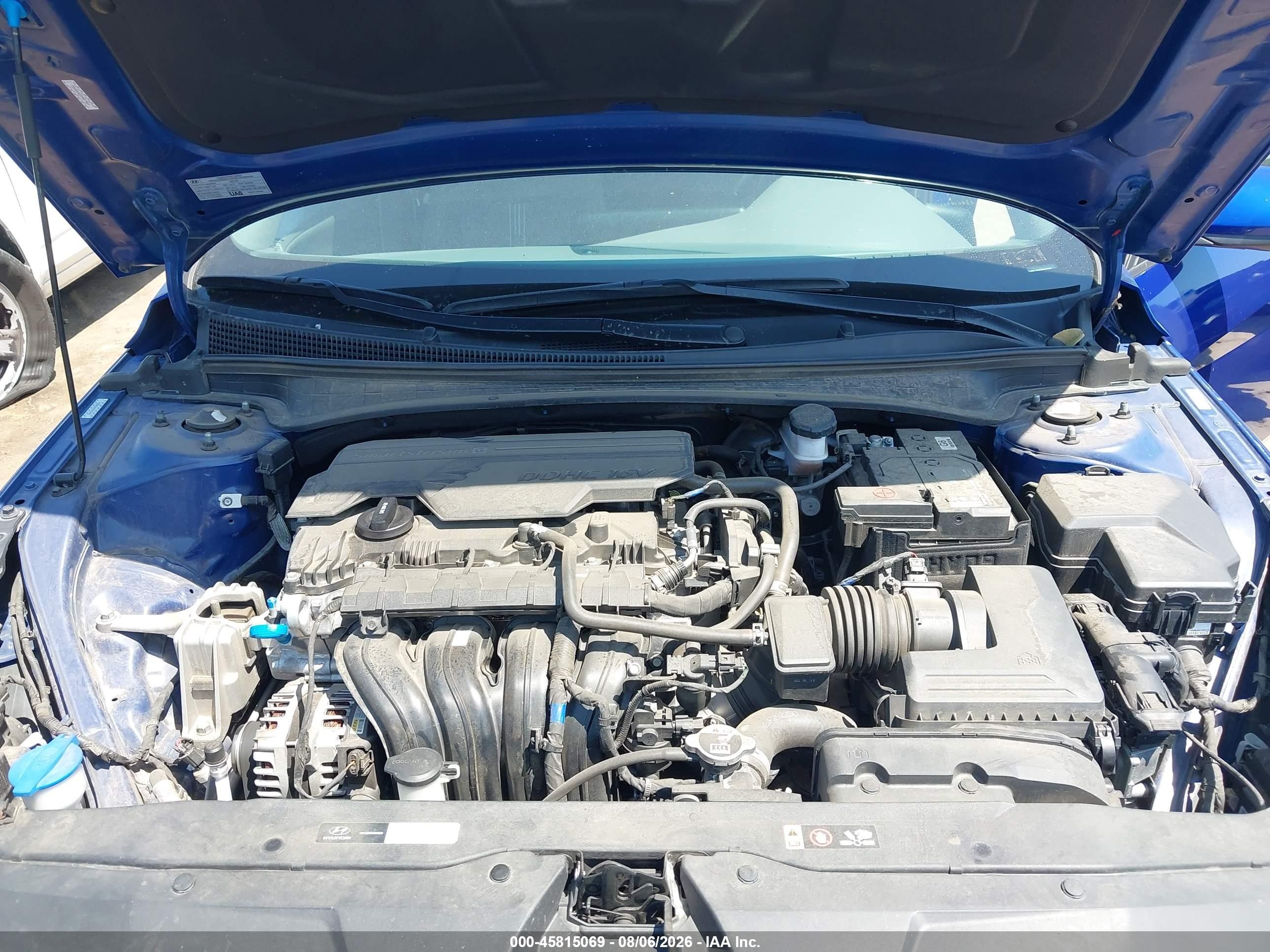 2023 Hyundai Elantra Sel Blue vin: KMHLS4AG2PU402661