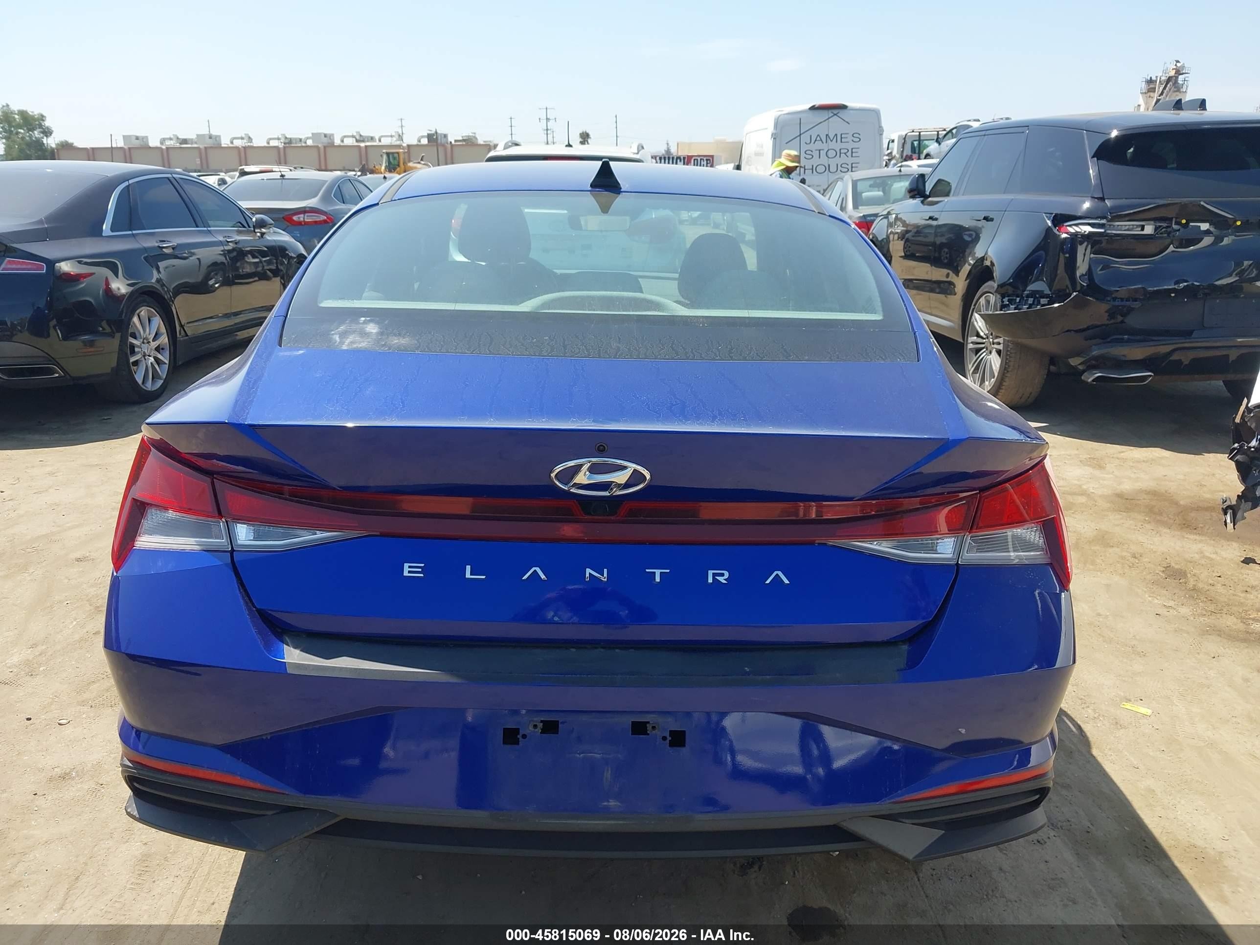 2023 Hyundai Elantra Sel Blue vin: KMHLS4AG2PU402661