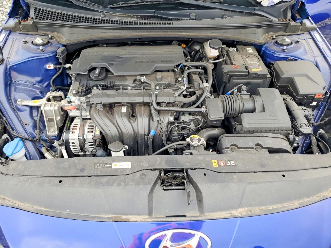2023 Hyundai Elantra Sel Blue vin: KMHLS4AG2PU477439