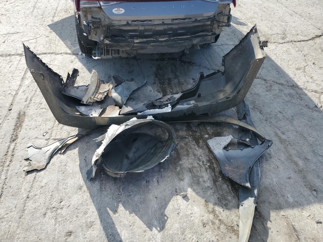 2021 Hyundai Elantra Sel Silver vin: KMHLS4AG3MU127653
