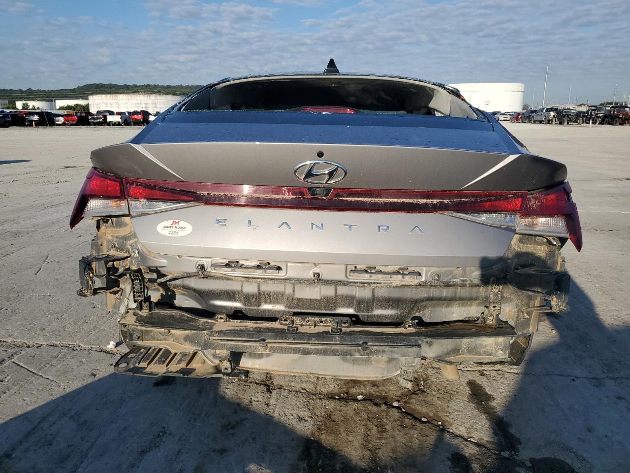 2021 Hyundai Elantra Sel Silver vin: KMHLS4AG3MU127653