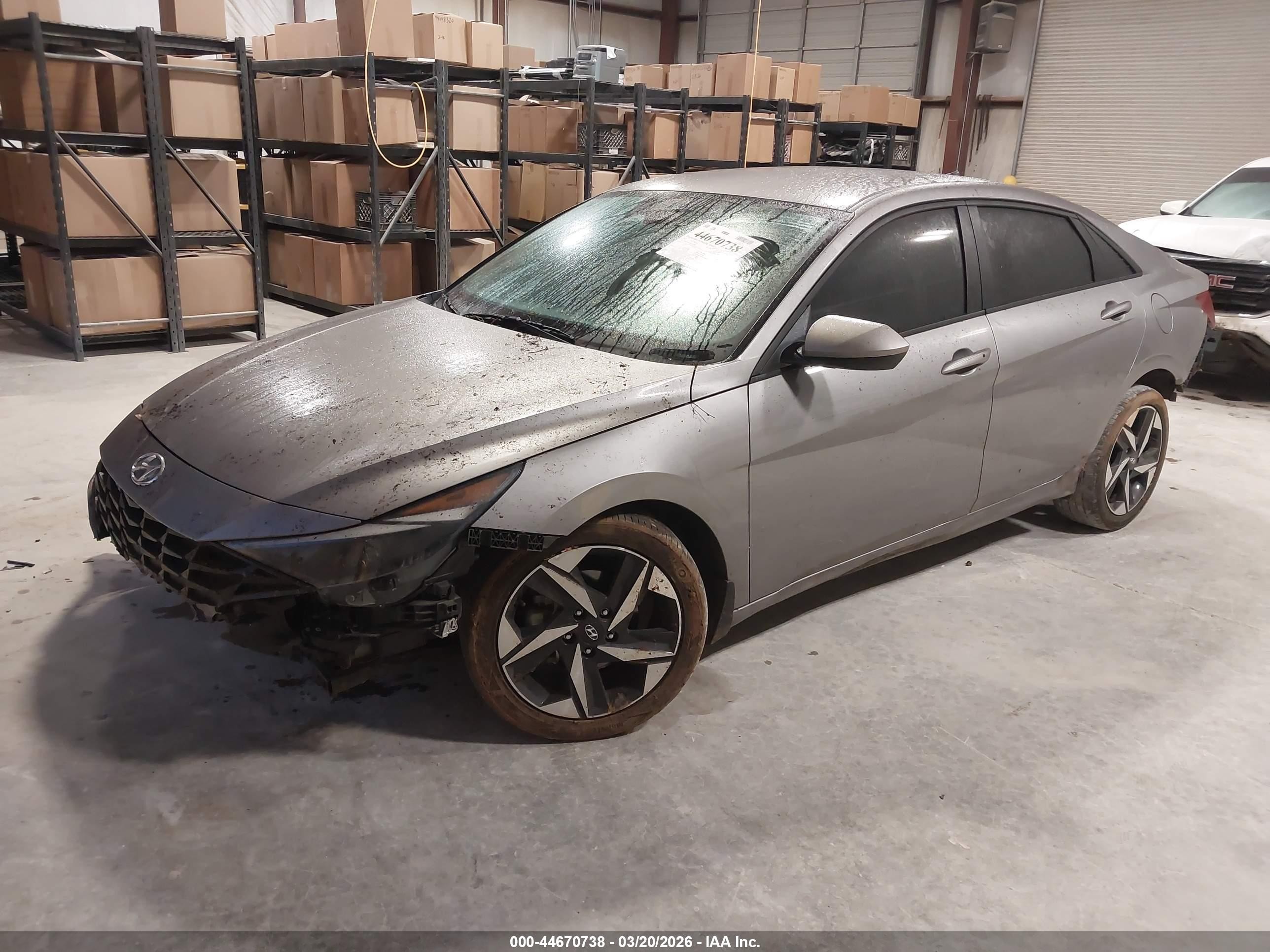 2023 Hyundai Elantra Sel Серебряный vin: KMHLS4AG3PU548289