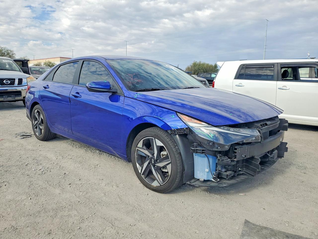 2023 Hyundai Elantra Sel Blue vin: KMHLS4AG3PU634153