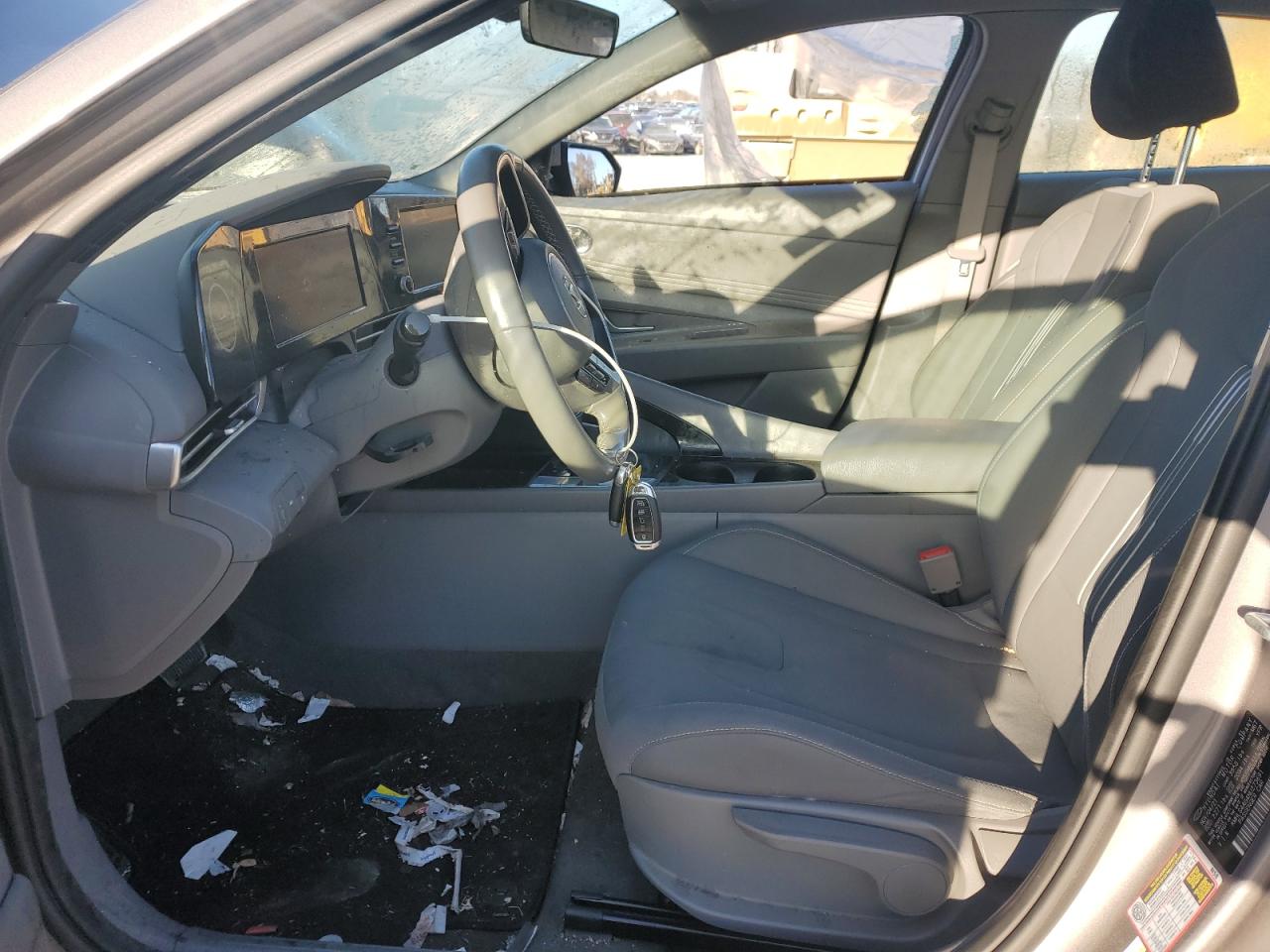 2022 Hyundai Elantra Sel Серый vin: KMHLS4AG4NU273691