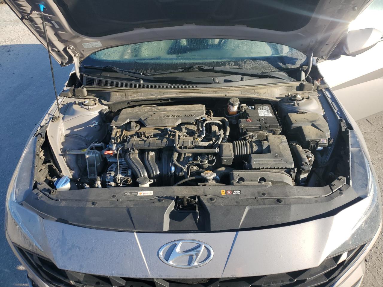 2022 Hyundai Elantra Sel Серый vin: KMHLS4AG4NU273691