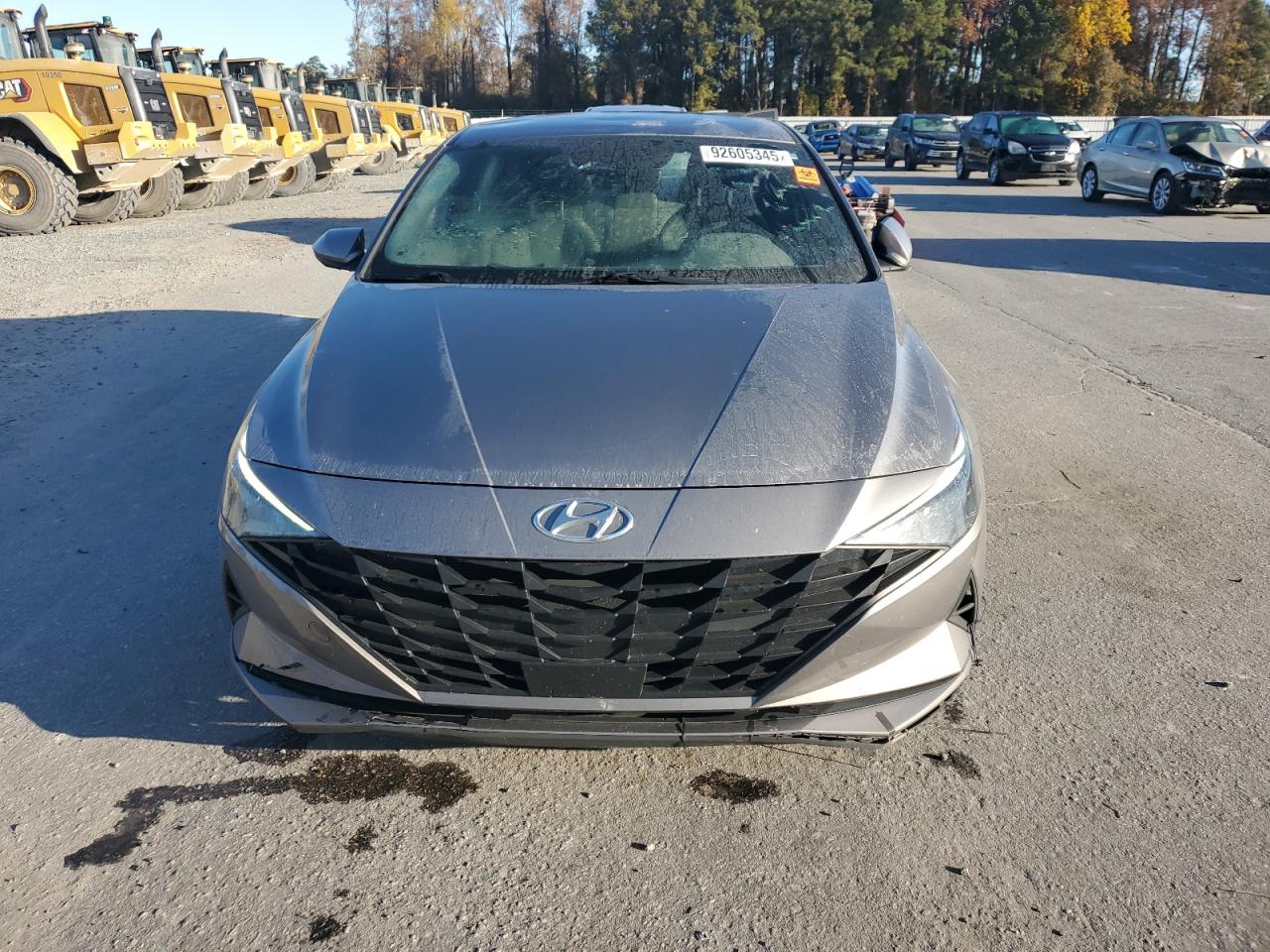 2022 Hyundai Elantra Sel Серый vin: KMHLS4AG4NU273691