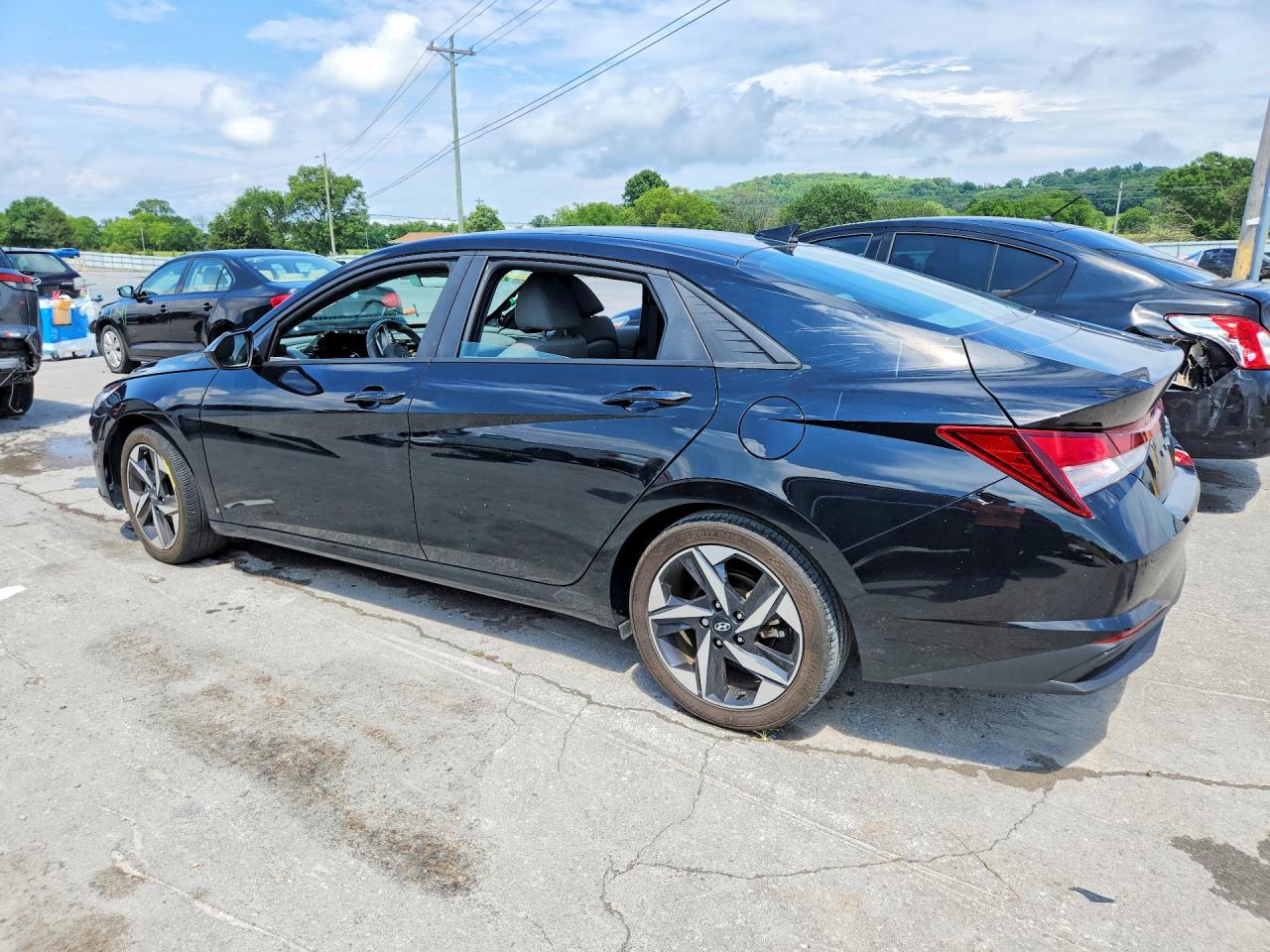2023 Hyundai Elantra Sel Black vin: KMHLS4AG4PU433670