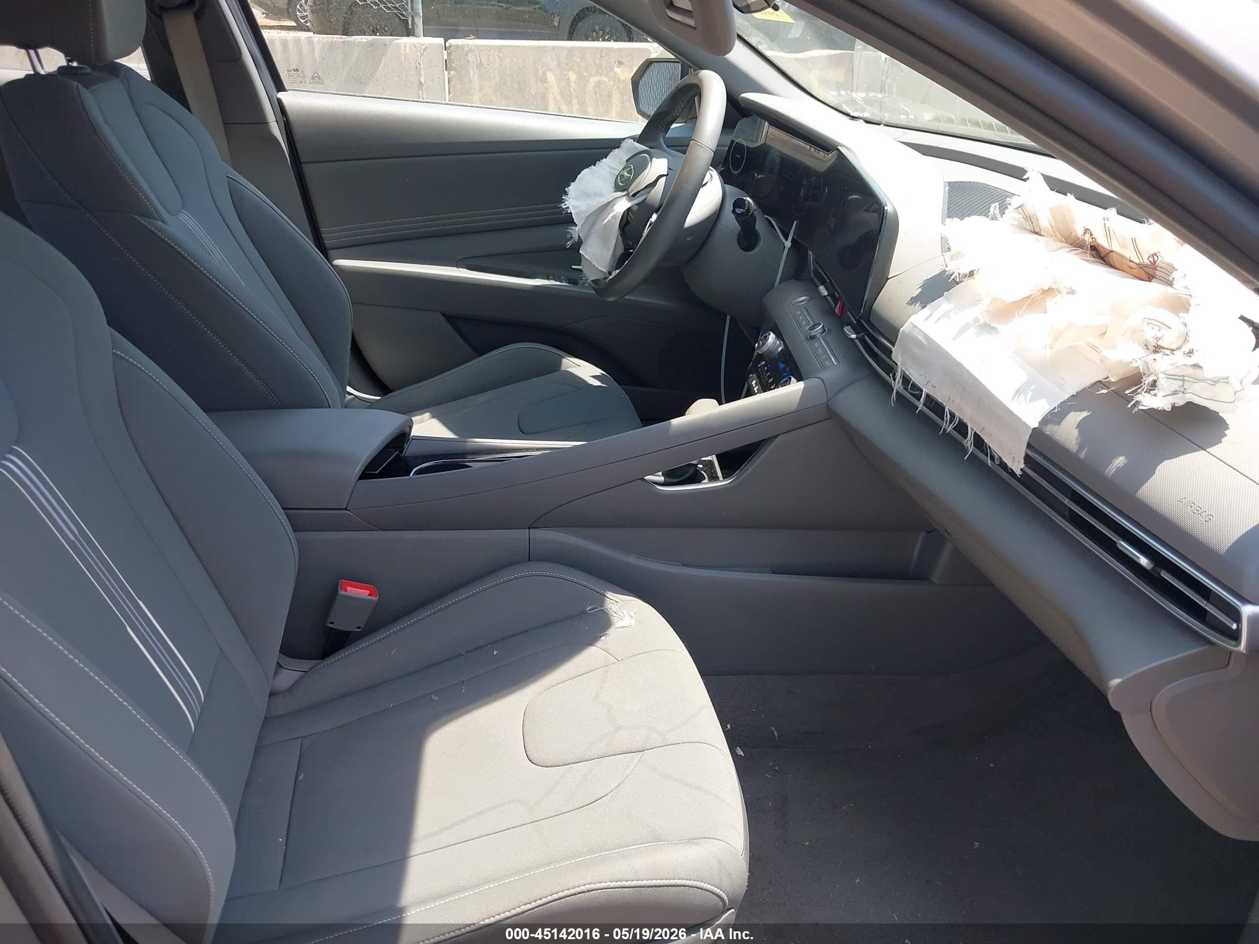 2023 Hyundai Elantra Sel Gray vin: KMHLS4AG4PU551718