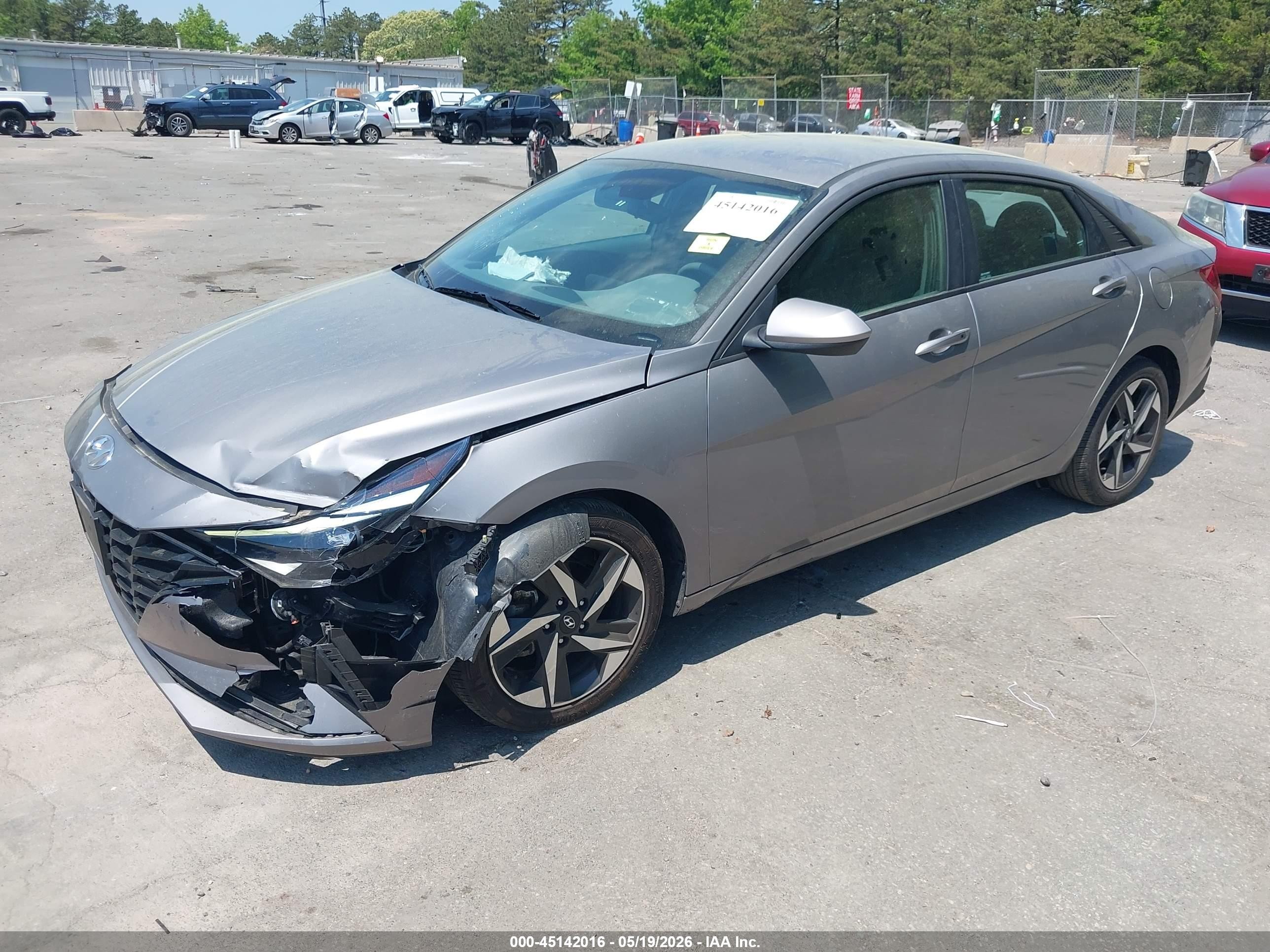 2023 Hyundai Elantra Sel Gray vin: KMHLS4AG4PU551718