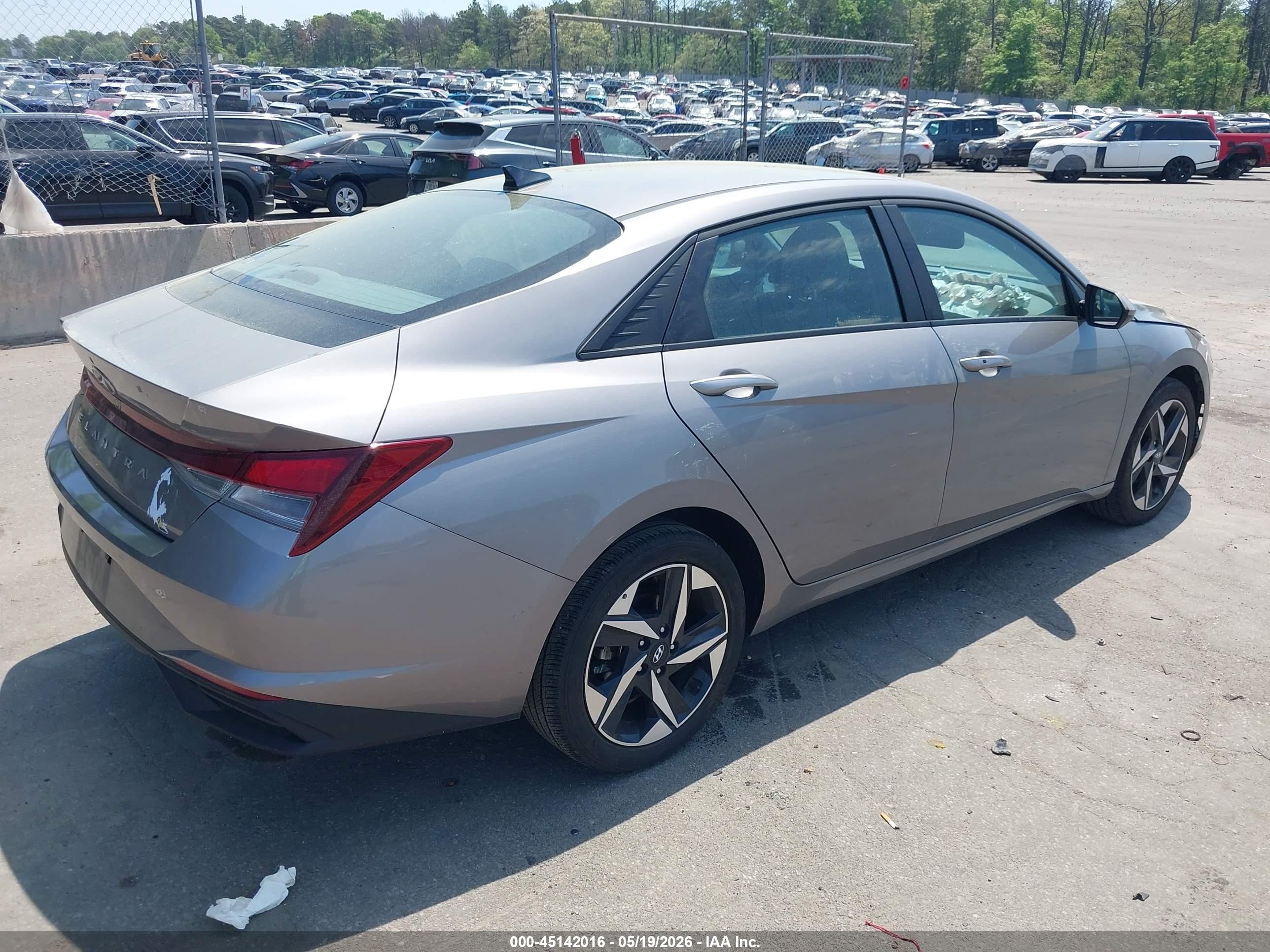 2023 Hyundai Elantra Sel Gray vin: KMHLS4AG4PU551718