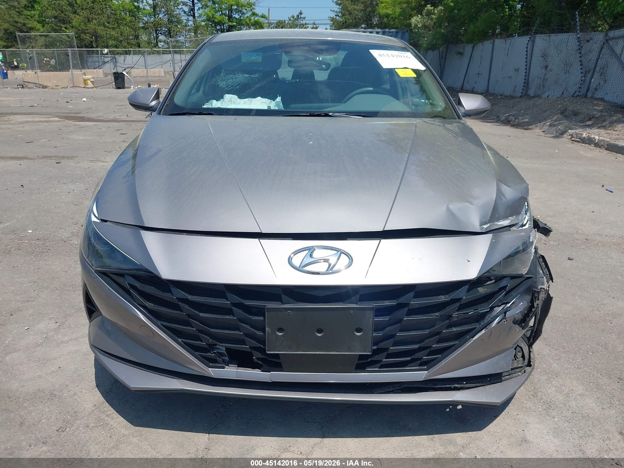 2023 Hyundai Elantra Sel Gray vin: KMHLS4AG4PU551718