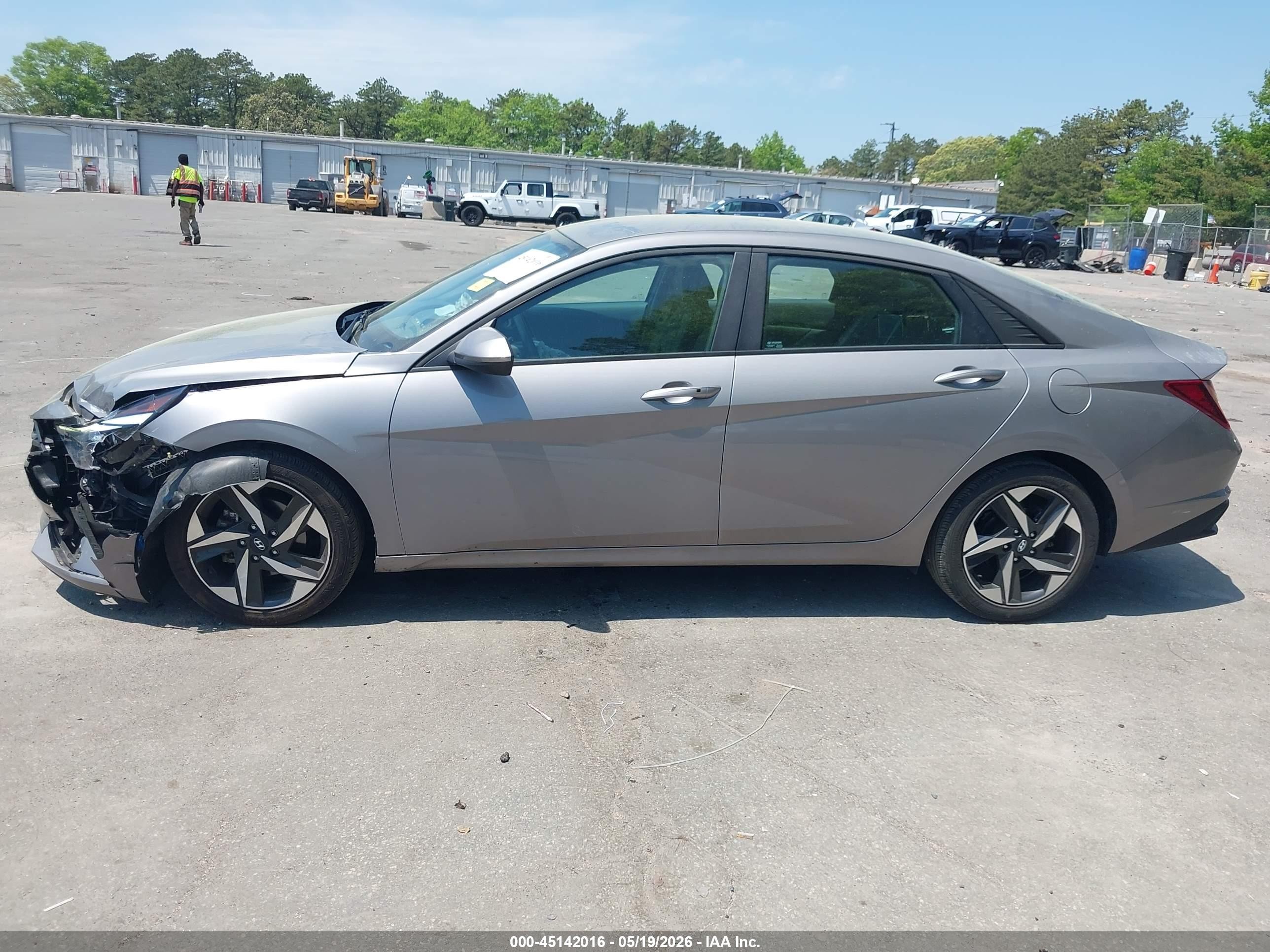 2023 Hyundai Elantra Sel Gray vin: KMHLS4AG4PU551718