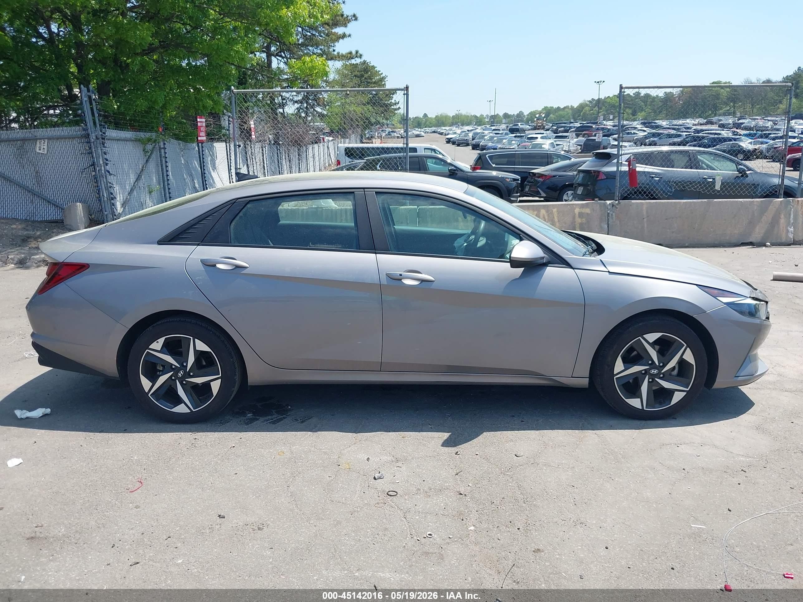 2023 Hyundai Elantra Sel Gray vin: KMHLS4AG4PU551718