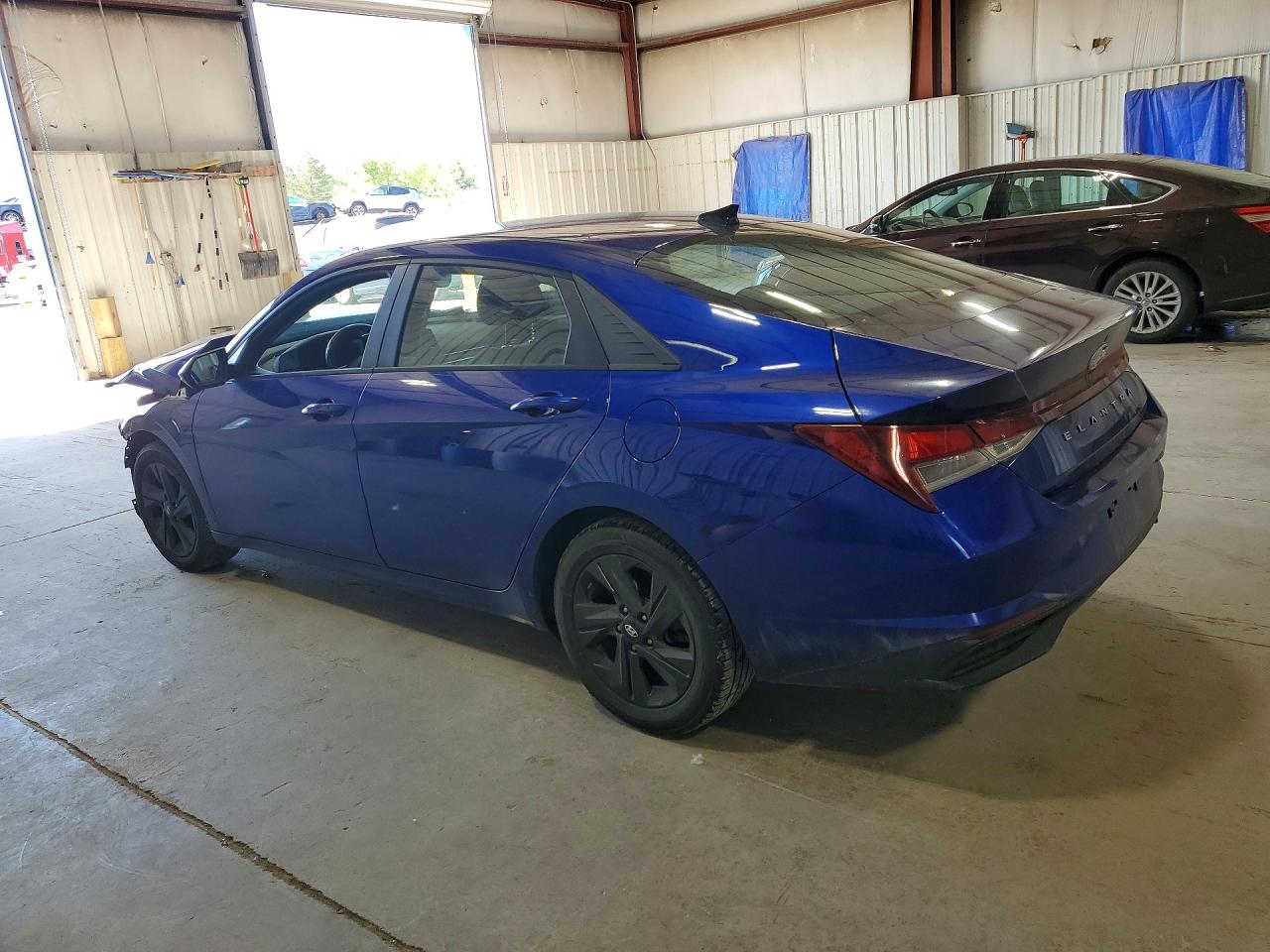 2021 Hyundai Elantra Sel Blue vin: KMHLS4AG5MU142476