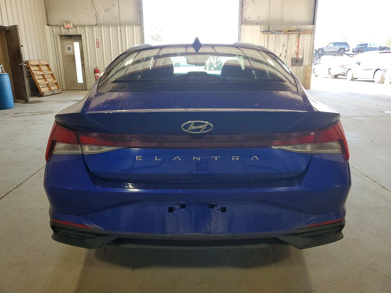 2021 Hyundai Elantra Sel Blue vin: KMHLS4AG5MU142476