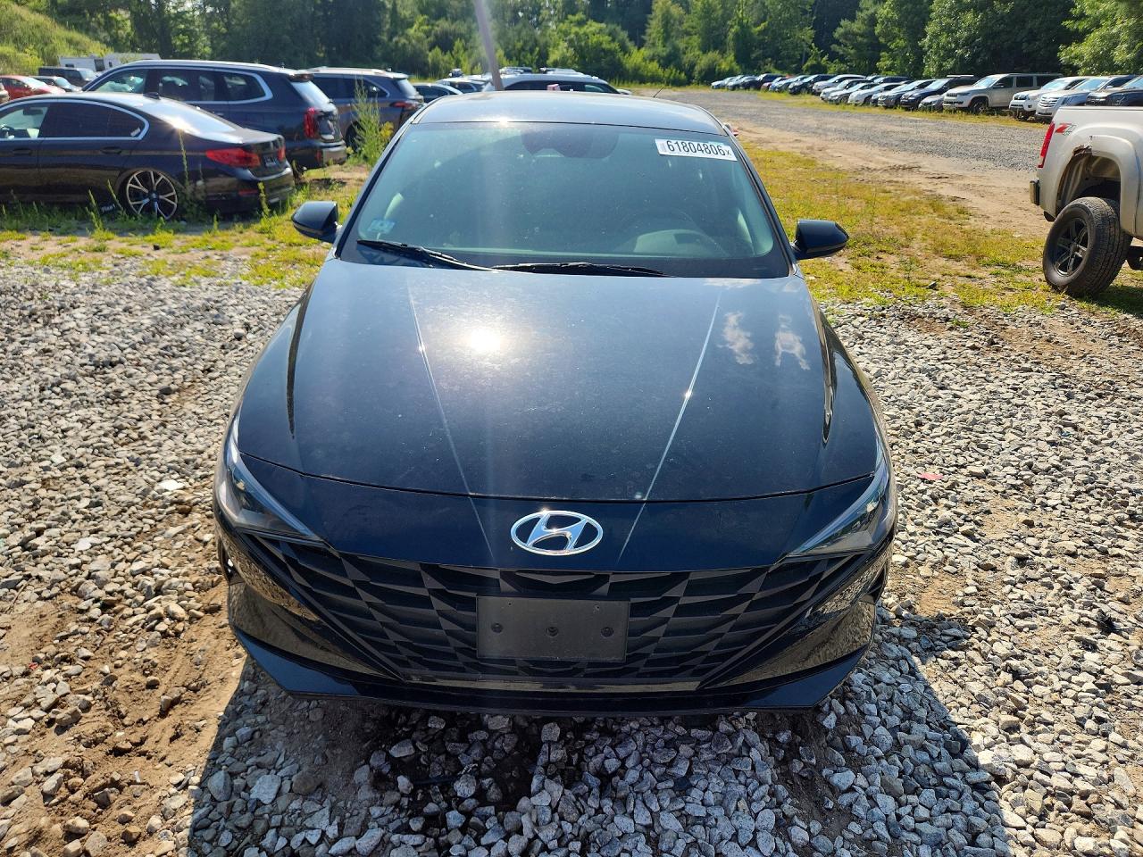 2022 Hyundai Elantra Sel Черный vin: KMHLS4AG5NU272968