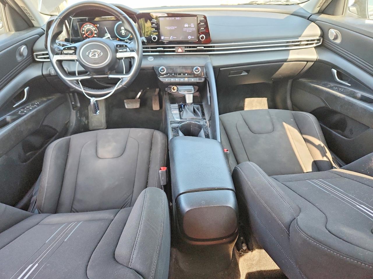 2022 Hyundai Elantra Sel Черный vin: KMHLS4AG5NU272968