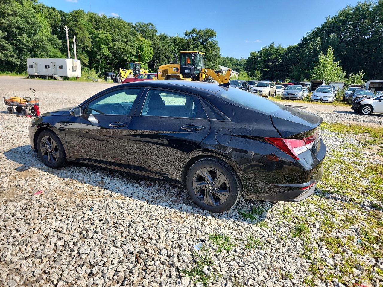 2022 Hyundai Elantra Sel Черный vin: KMHLS4AG5NU272968